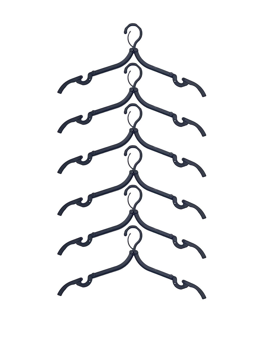

ZURU BUNCH Black 6 Pieces Travel Folding Hangers