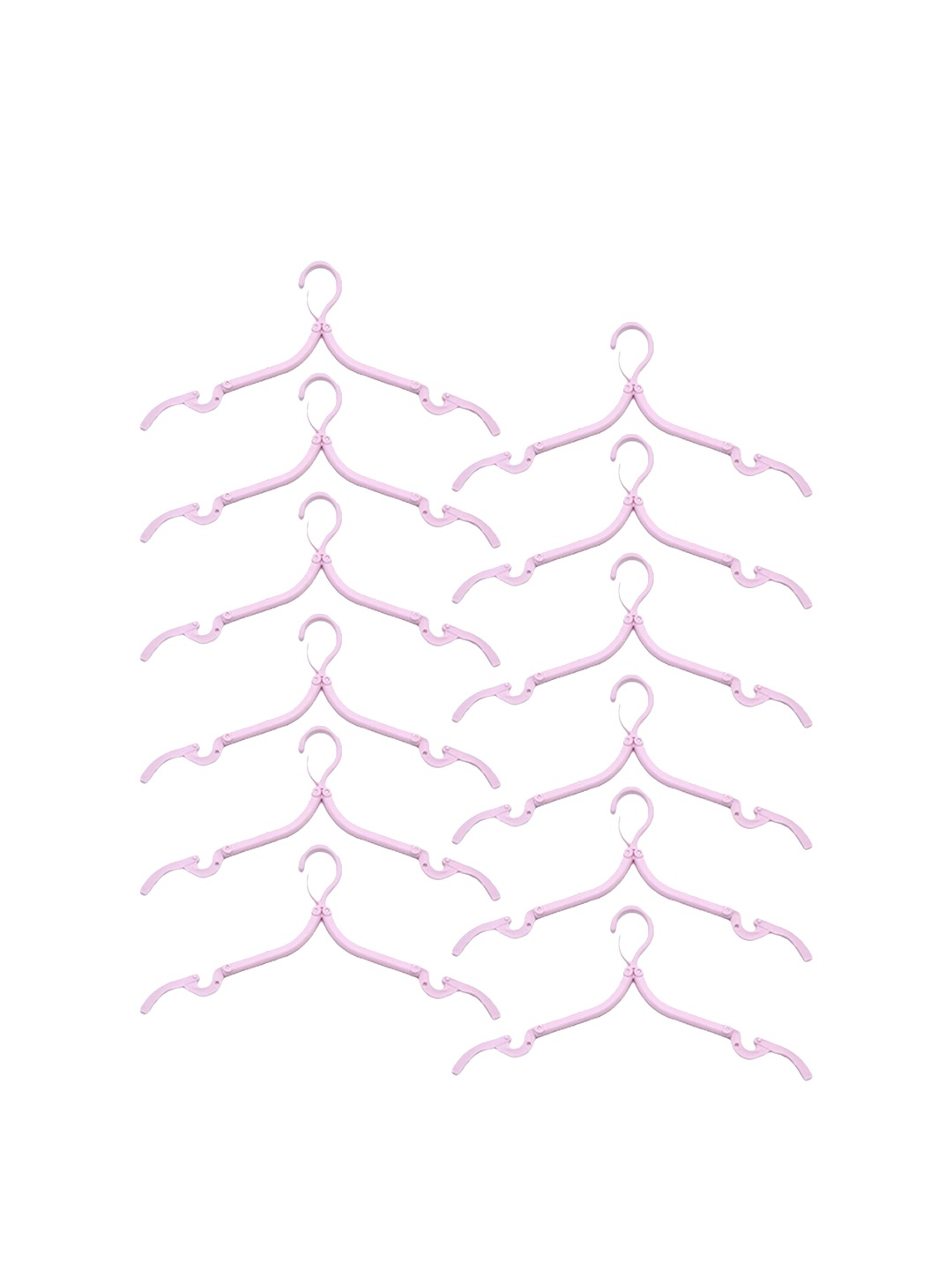

ZURU BUNCH Pink 12 Pieces Travel Folding Hanger
