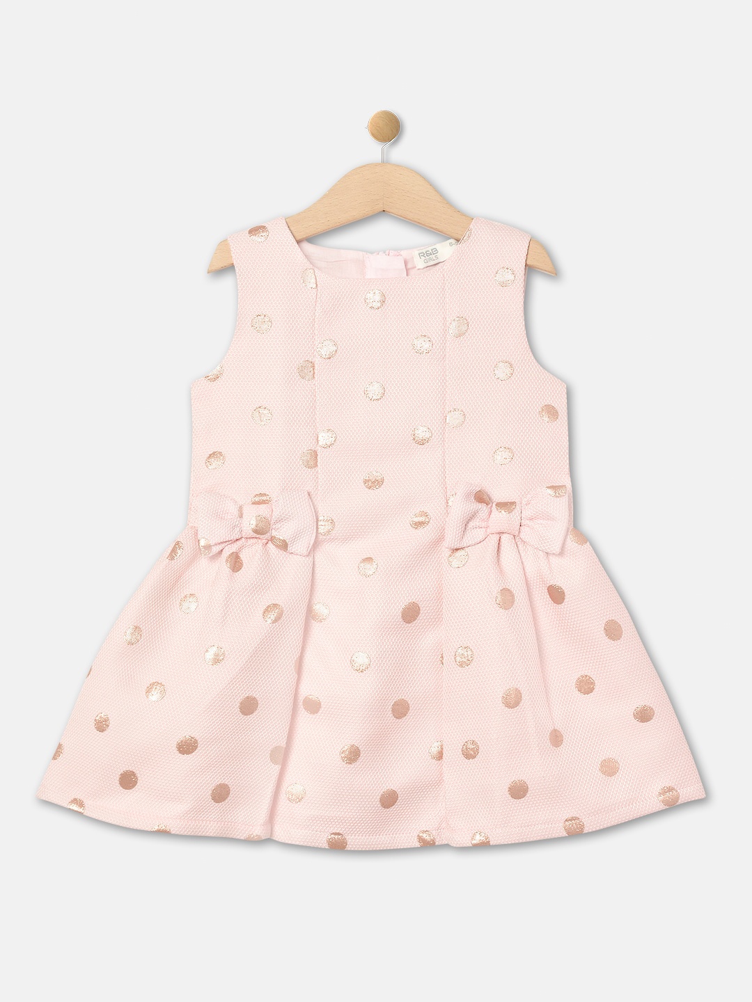 

R&B Floral Print Fit & Flare Dress, Pink