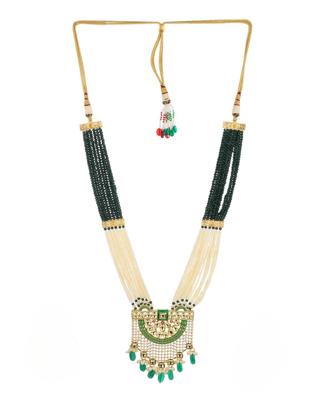 

Runjhun Brass Gold-Plated Necklace