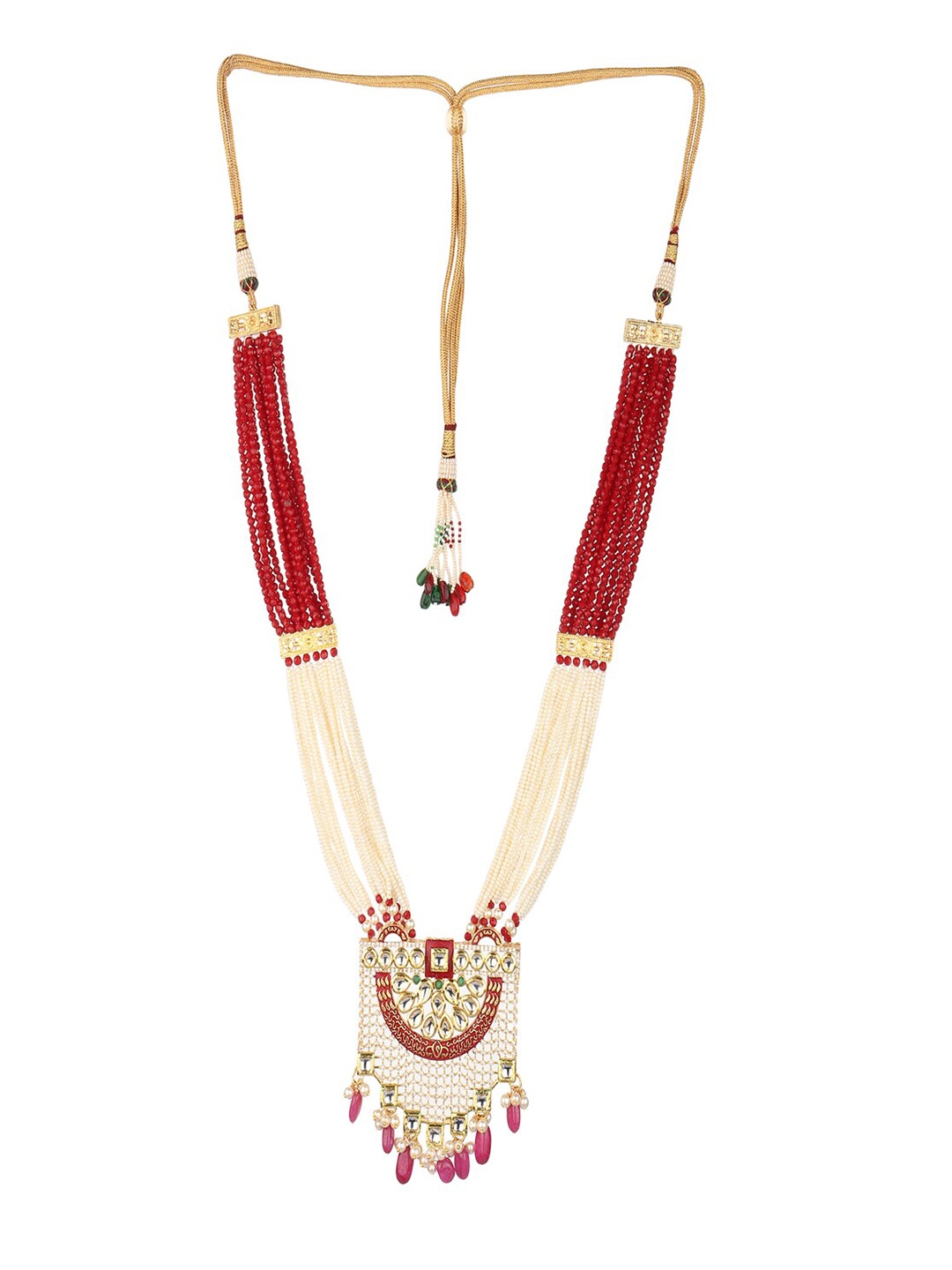 

Runjhun Brass Gold-Plated Necklace