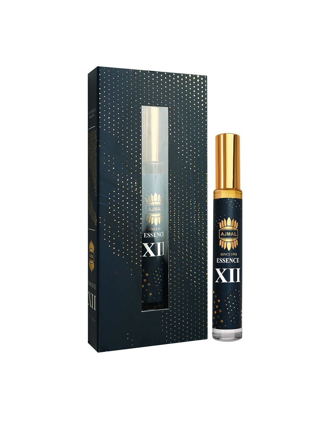 

Ajmal Essence XII Long-lasting Concentrated Roll On Perfume - 10 ml, Black