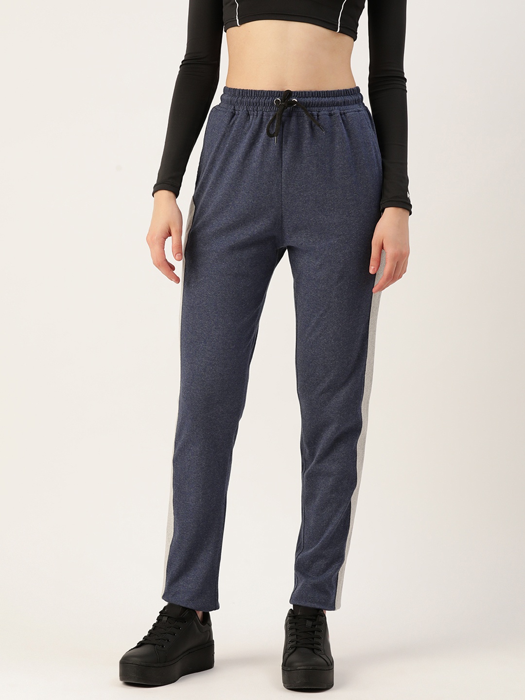 

Alsace Lorraine Paris Women Solid Regular Fit Track Pants, Blue