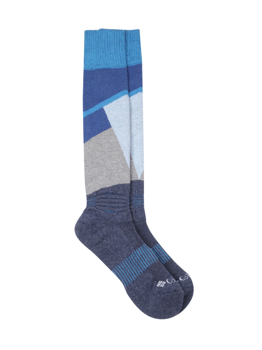 

Columbia Unisex Wool Blend Intersection OTC Ski Medium Weight Socks, Blue