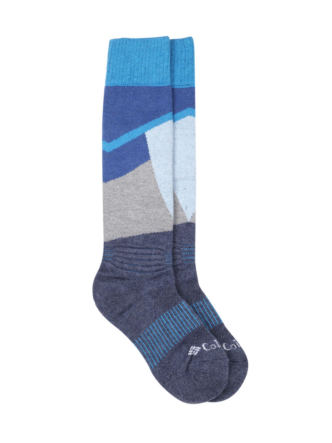 

Columbia Unisex Wool Blend Intersection OTC Ski Medium Weight Socks, Blue