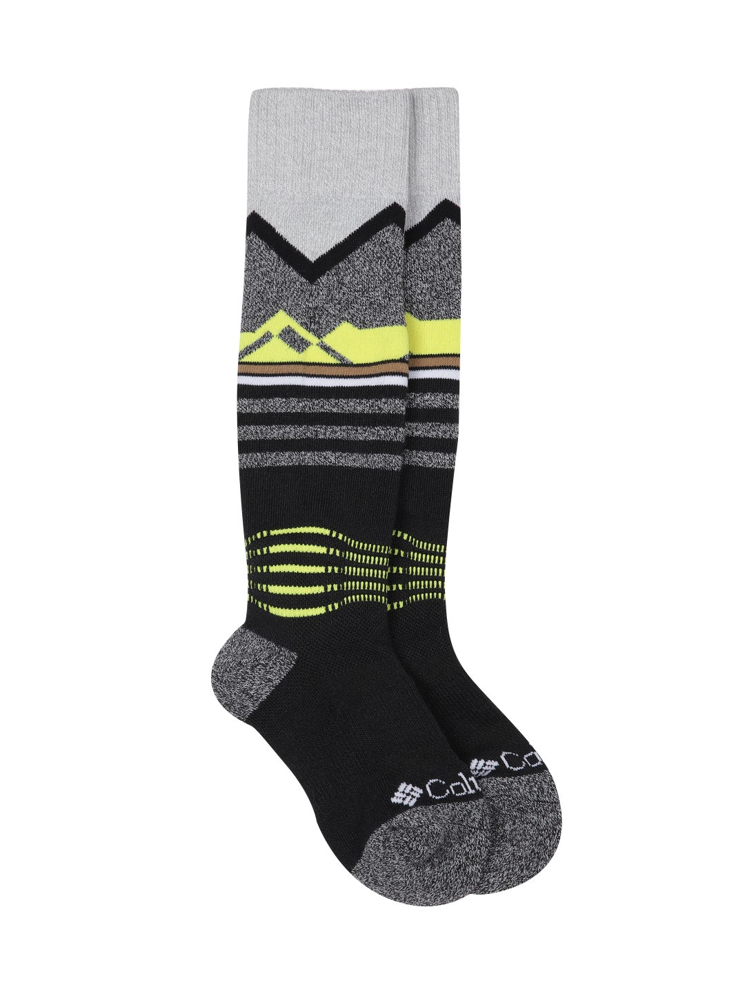 

Columbia Unisex Thermolite Eco Mountain Ridge OTC Ski Medium Weight Socks, Black