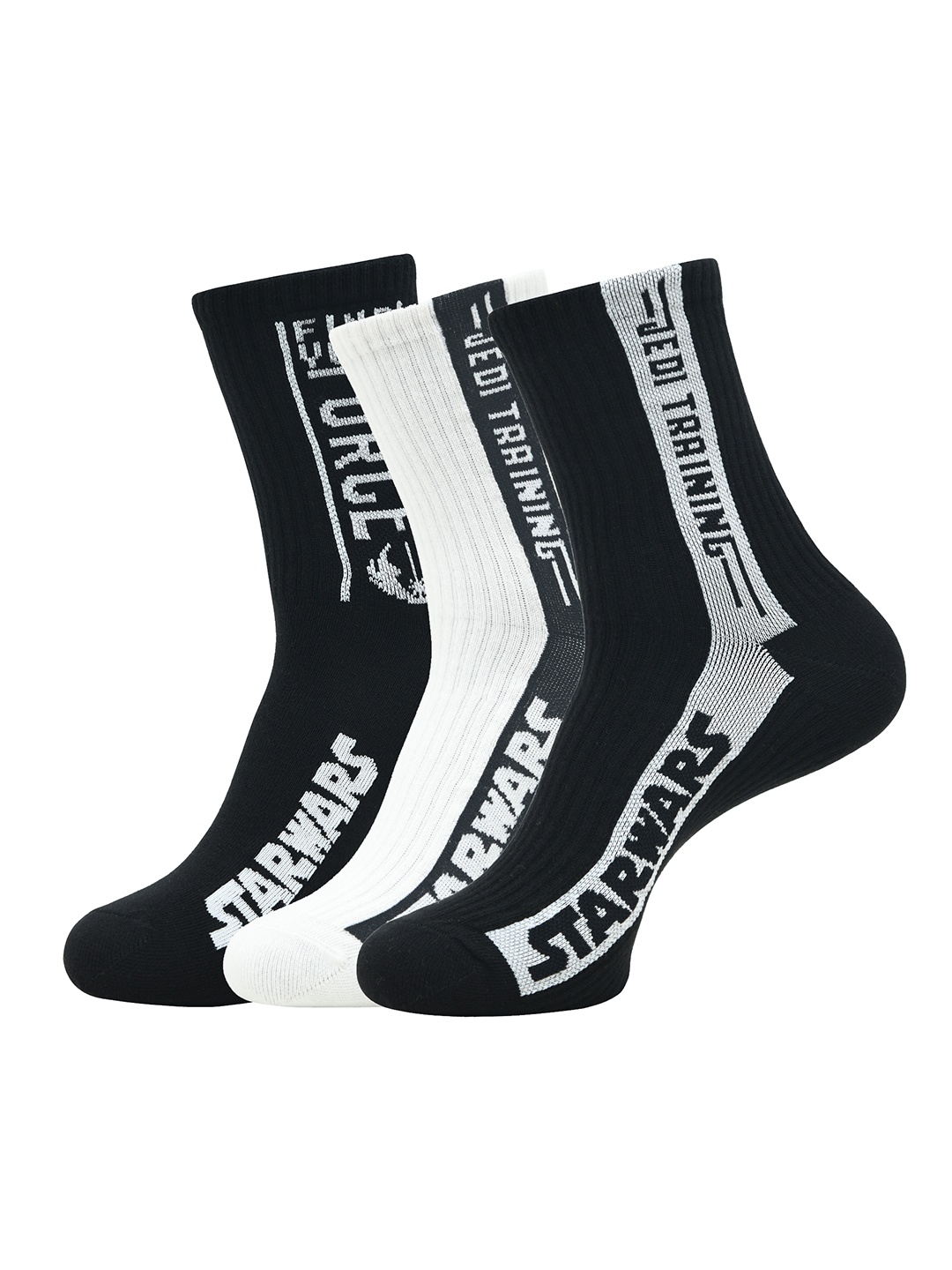 

Balenzia Men Pack Of 3 Assorted Star Wars Above Ankle Length Socks