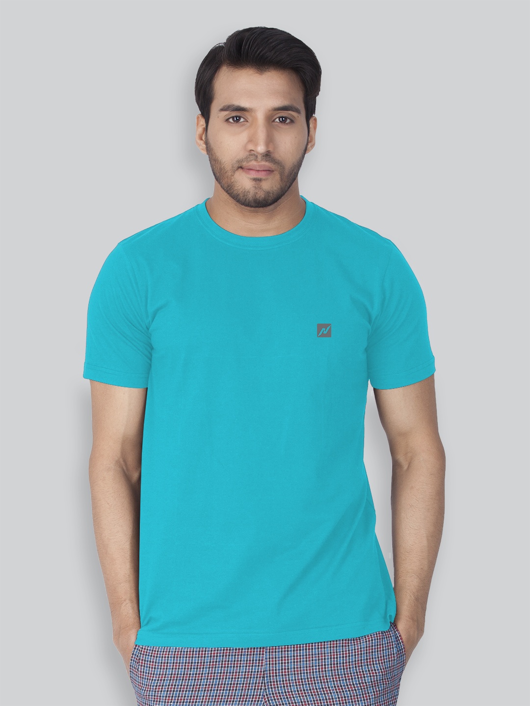 

LUX NITRO Men Anti Odour Regular Fit T-shirt, Blue