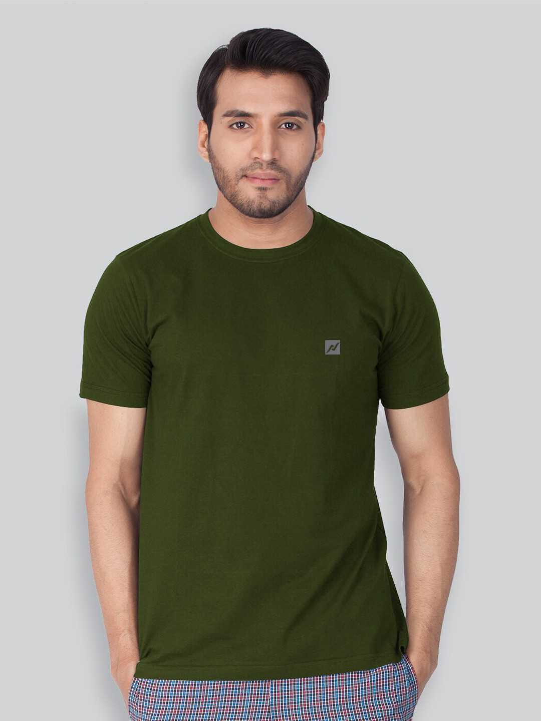 

LUX NITRO Round Neck Anti Odour T-shirt, Olive