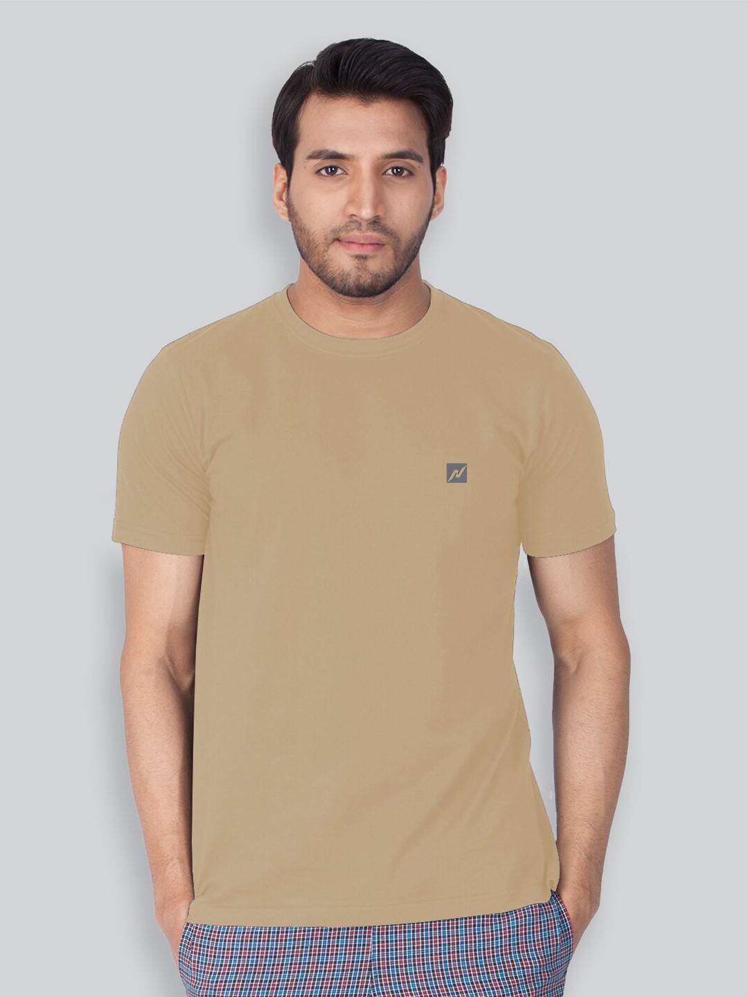 

LUX NITRO Round Neck Anti Odour T-shirt, Brown