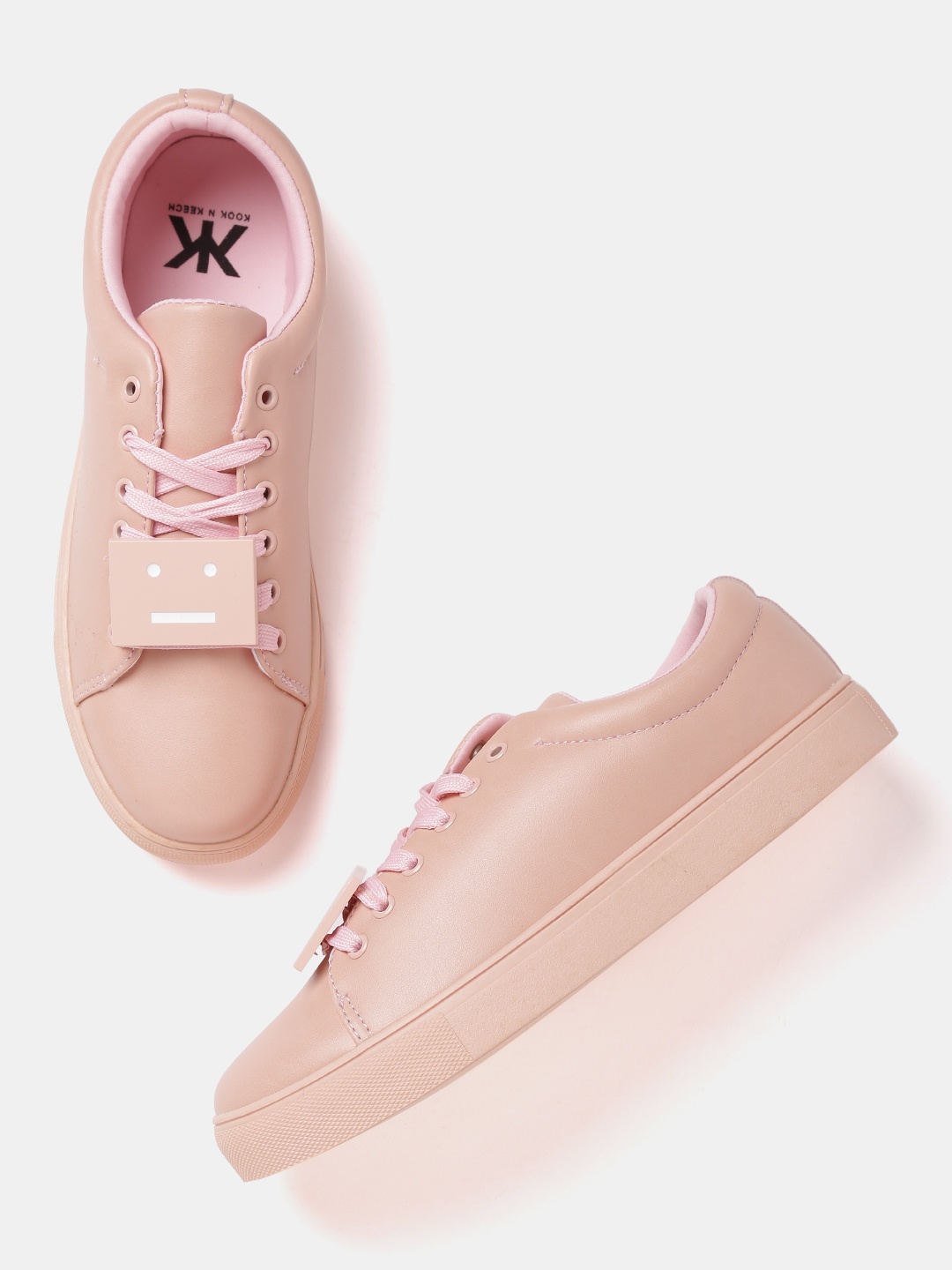 

Kook N Keech Women Peach-Coloured Sneakers