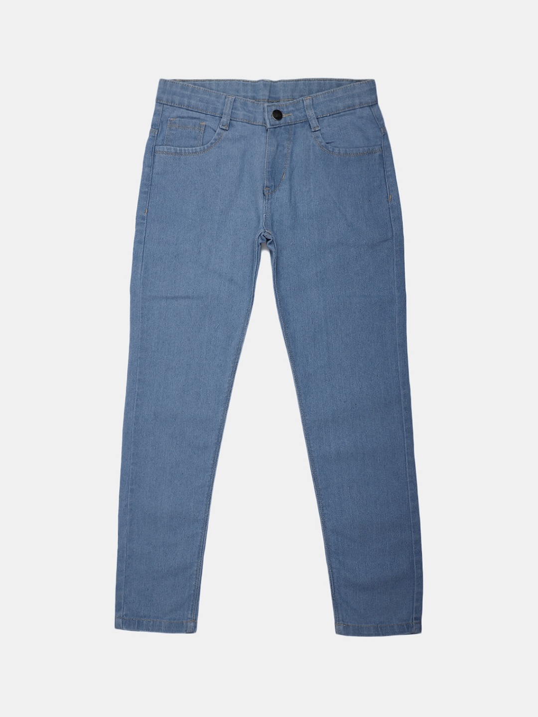 

V-Mart Girls Classic Mid-Rise Cotton Jeans, Blue