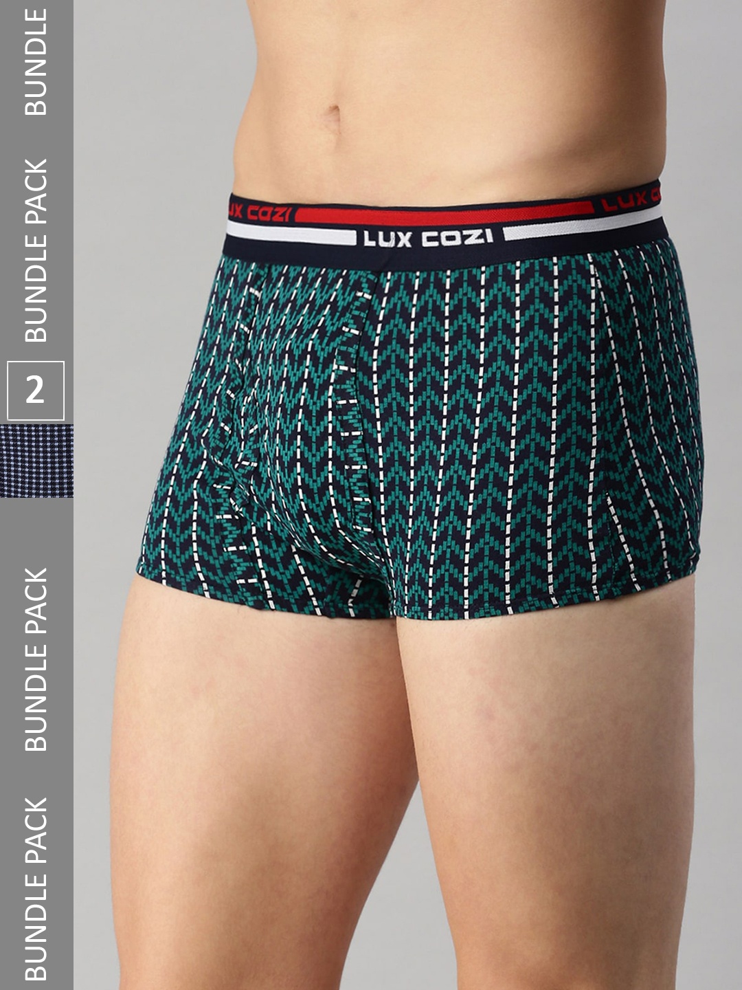 

Lux Cozi Men Pack Of 2 Assorted Cotton Trunks COZI_BIGSHOT_SL_PRINT_OE_AST4_2PC
