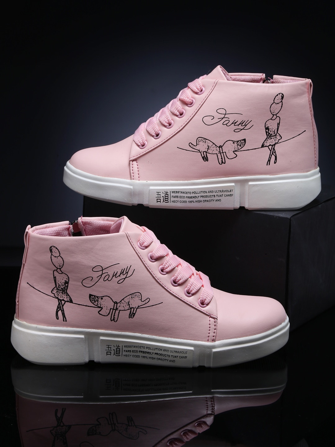 

DEAS Women Printed Sneakers, Pink