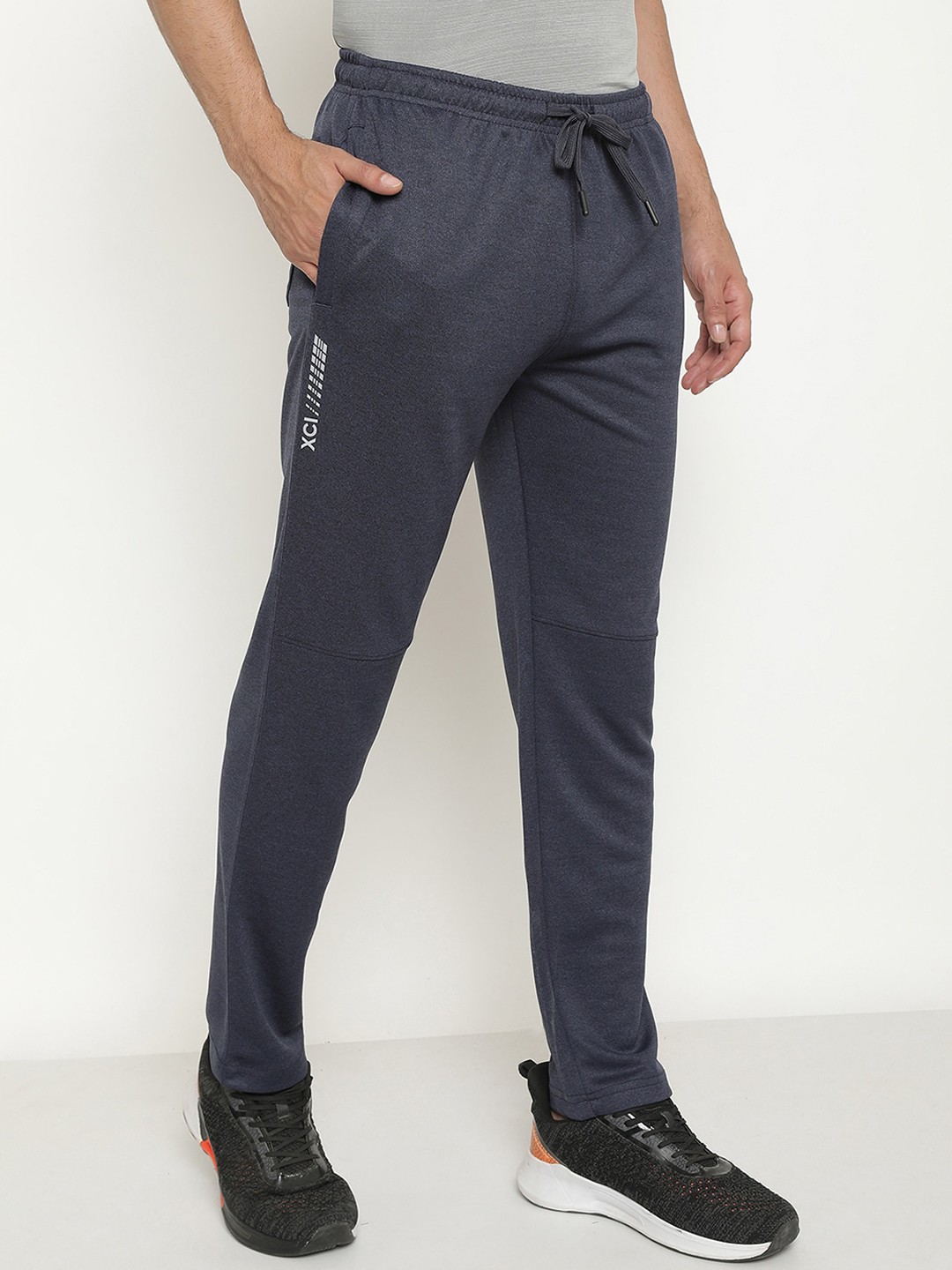

Octave Men Plus Size Cotton Track Pant, Navy blue