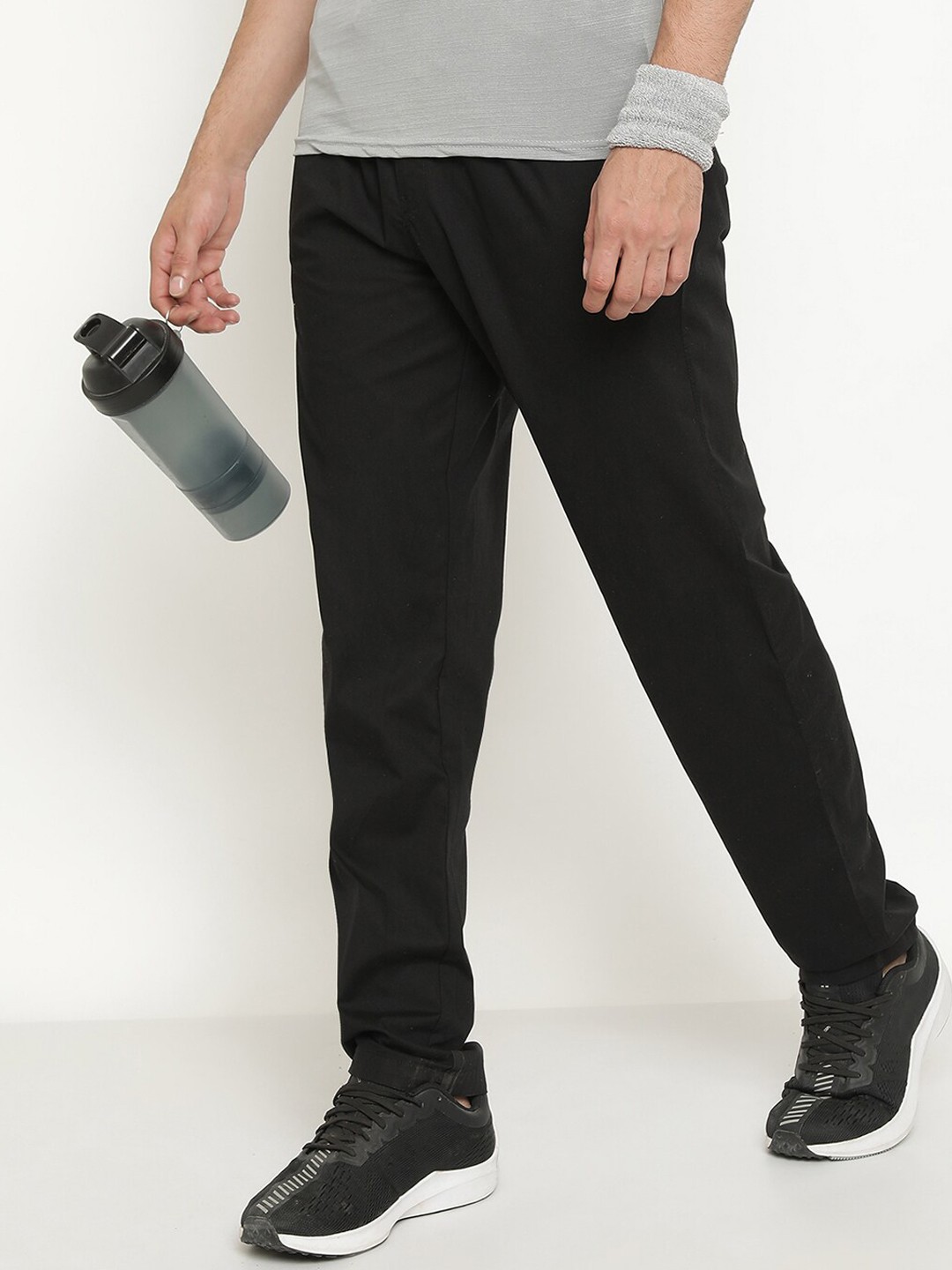 

Octave Men Regular Fit Cotton Track Pant, Black