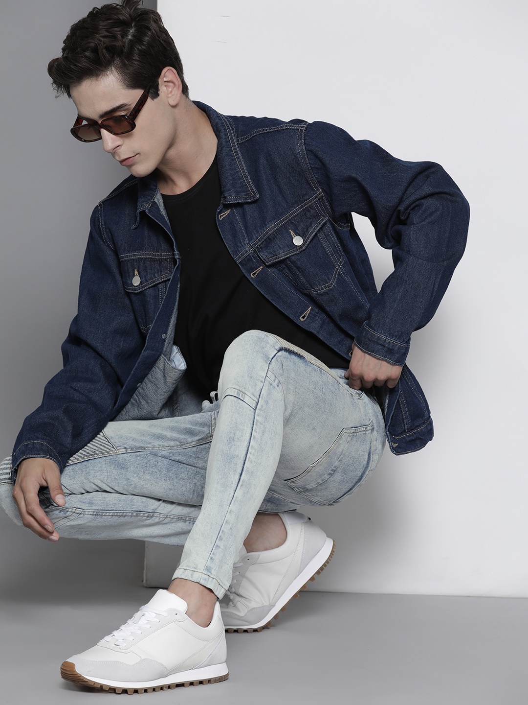 

BRAVE SOUL Men Skinny Fit Light Fade Stretchable Jeans, Blue