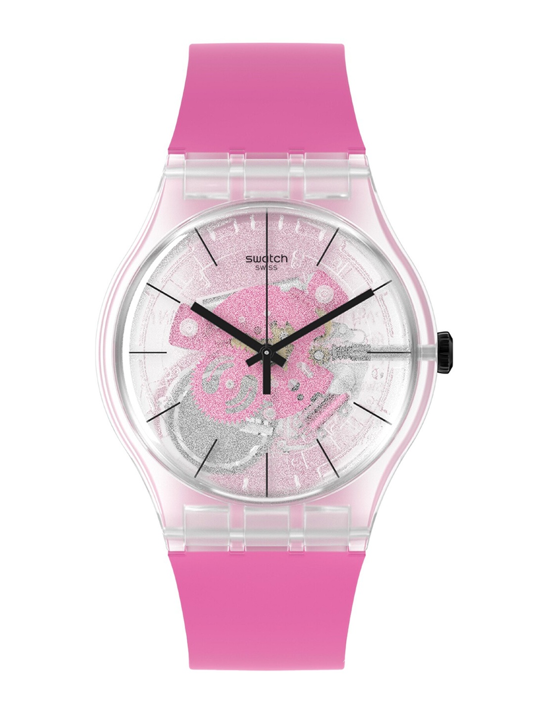 

Swatch Printed Dial & Straps Analogue Watch SO29K107, Pink