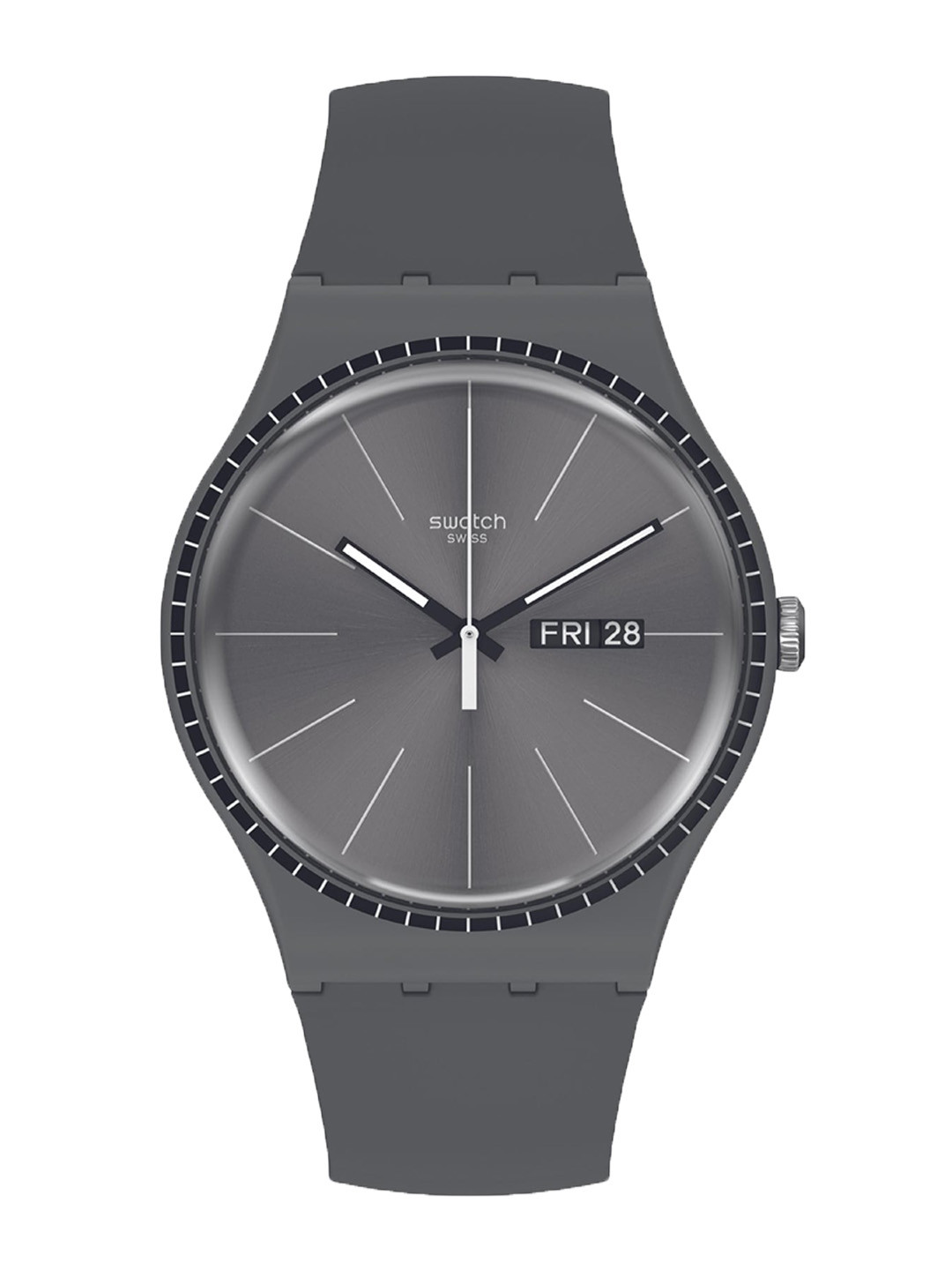 

Swatch Dial & Straps Analogue Watch SUOM709, Grey
