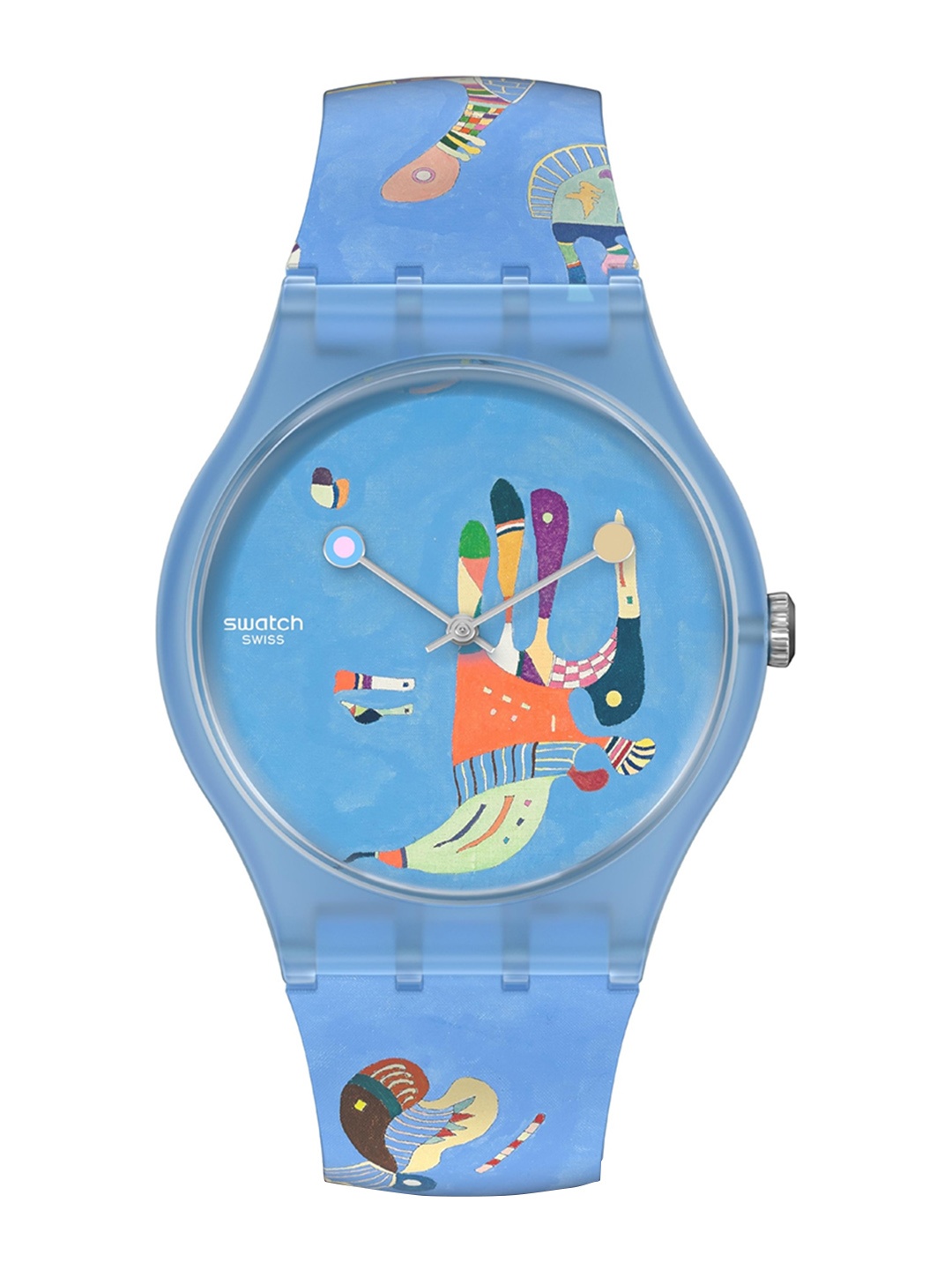 

Swatch Printed Dial & Straps Analogue Watch SUOZ342, Blue