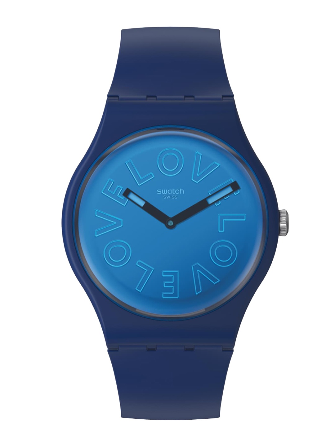 

Swatch Printed Dial & Straps Analogue Watch SO29N107, Blue