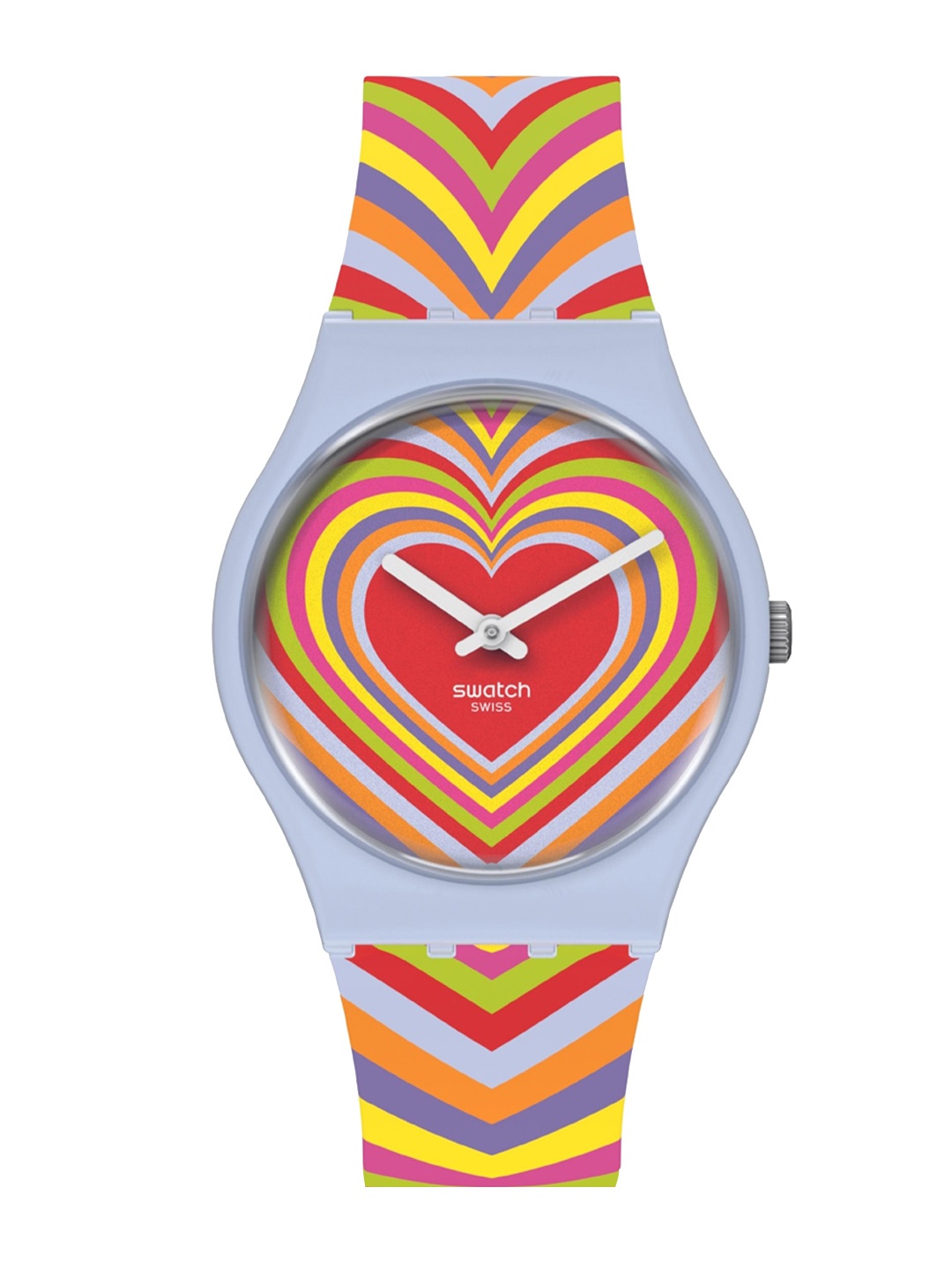 

Swatch Printed Dial & Straps Analogue Watch SO31S100, Blue