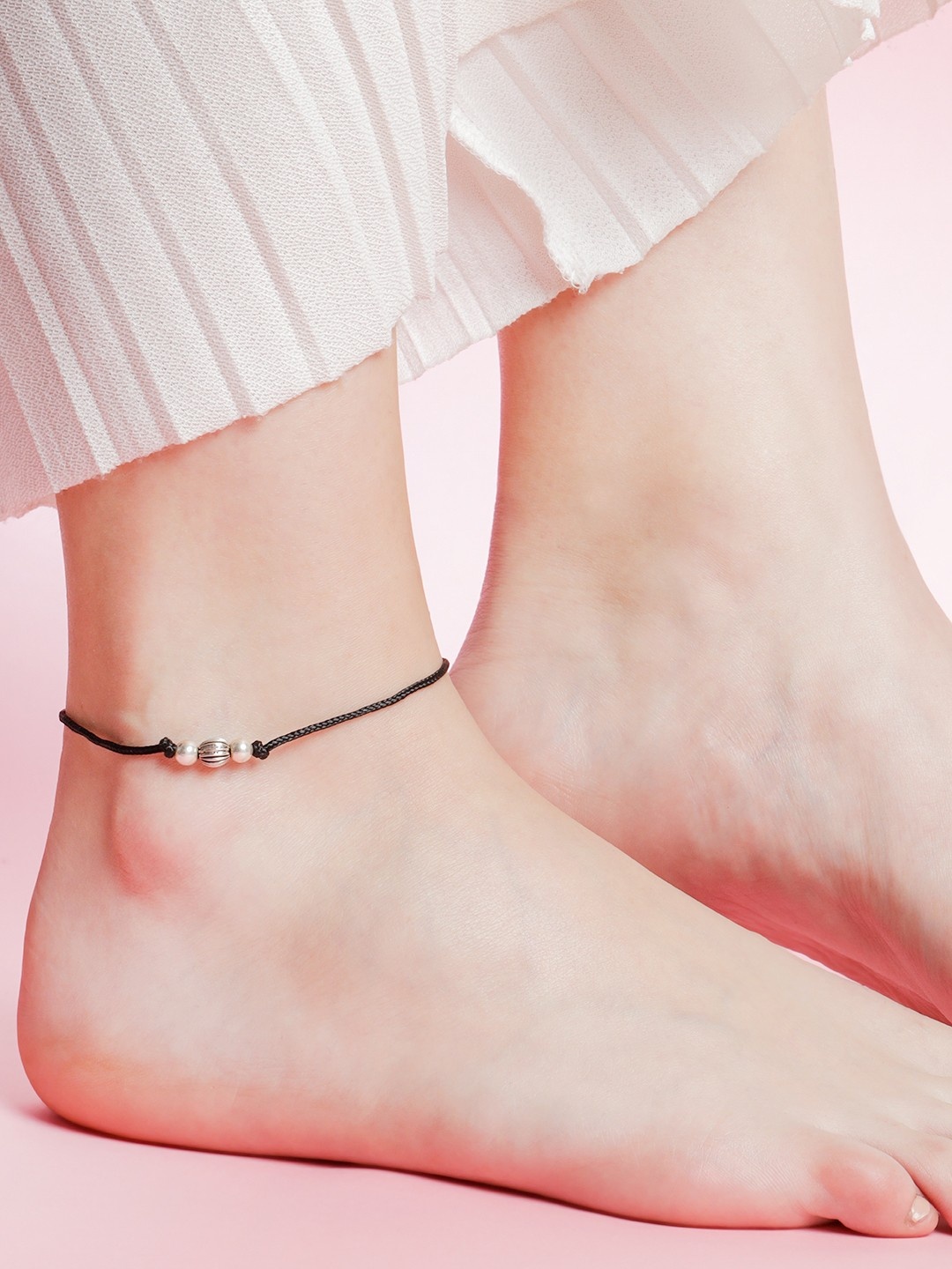 

Zavya Women Silver-Plated 925 Sterling Silver Anklet