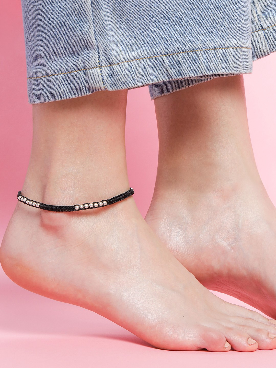 

Zavya Women 925 Sterling Silver-Plated Anklet