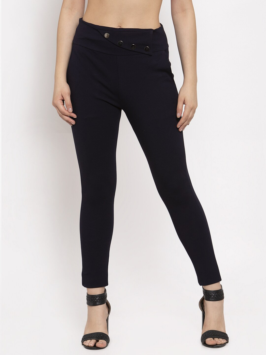 

Clora Creation Women Skinny Fit Jeggings, Navy blue