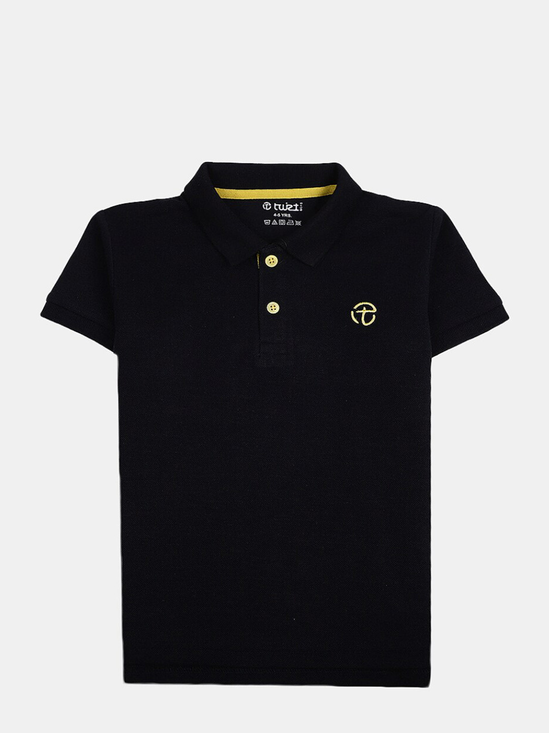 

V-Mart Boys Polo Collar Short Sleeves Cotton T-shirt, Navy blue