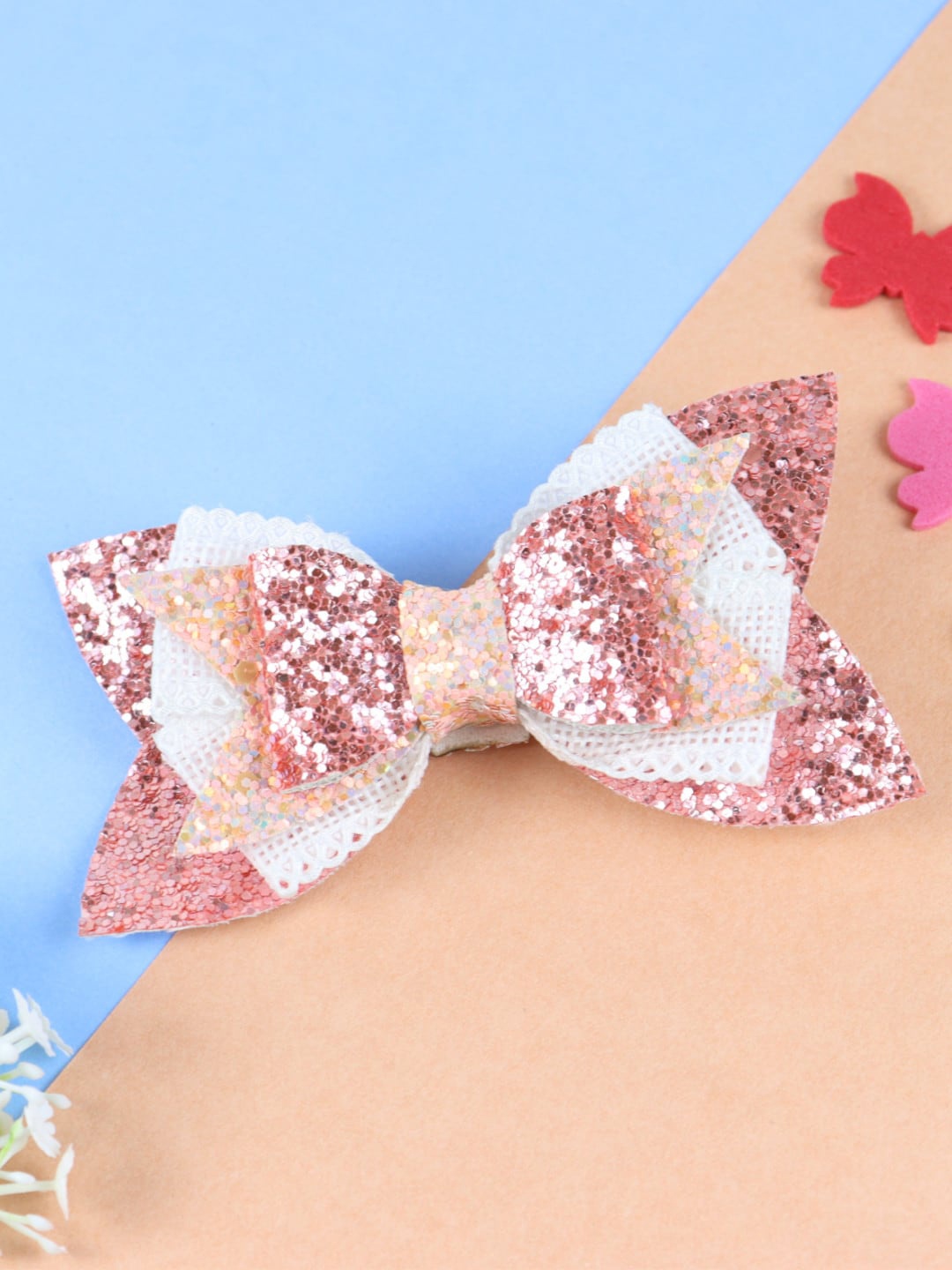 Asthetika Kids Alligator Hair Clip, Pink