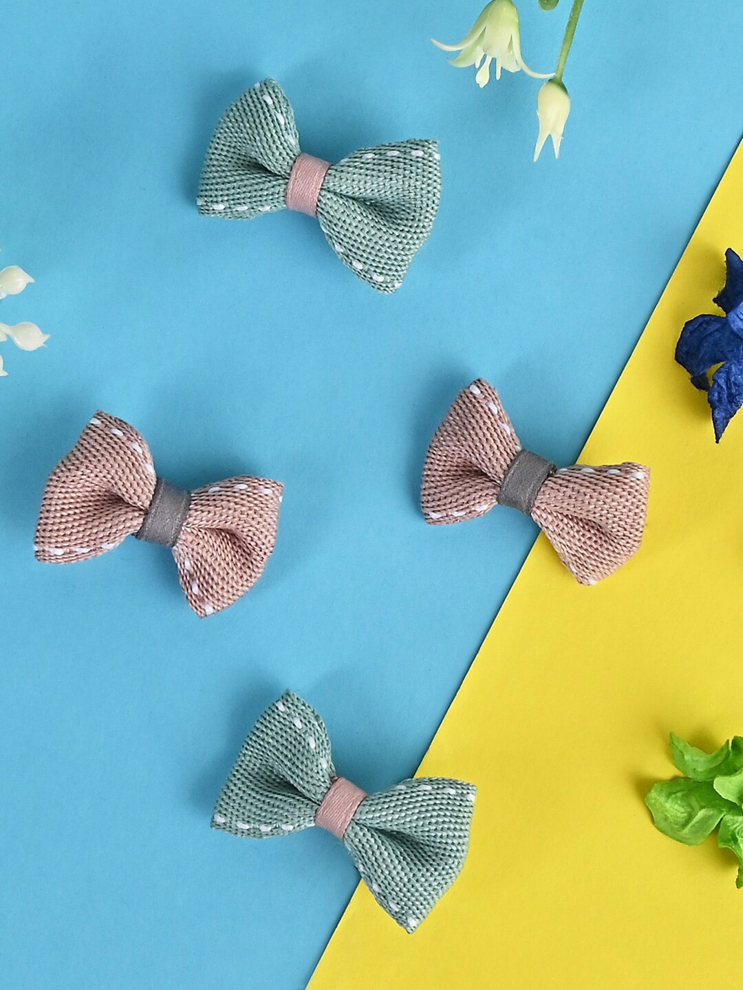 

Asthetika Kids Girls Set of 4 Alligator Hair Clip, Pink