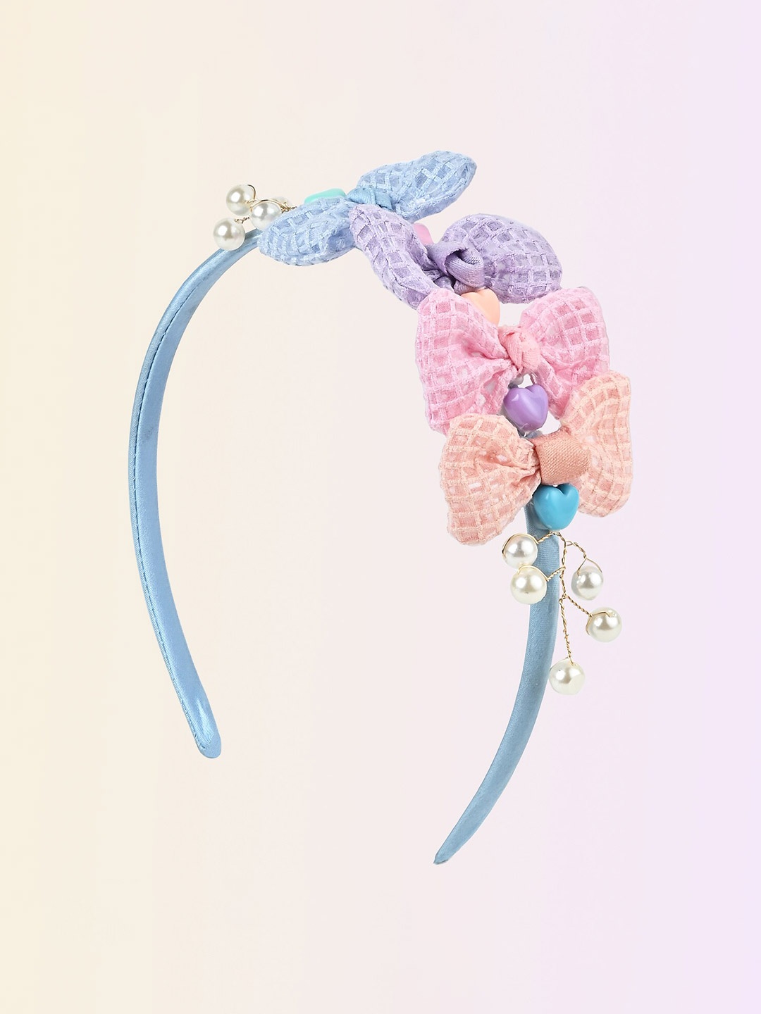 

Asthetika Kids Girls Embellished Hairband, Blue