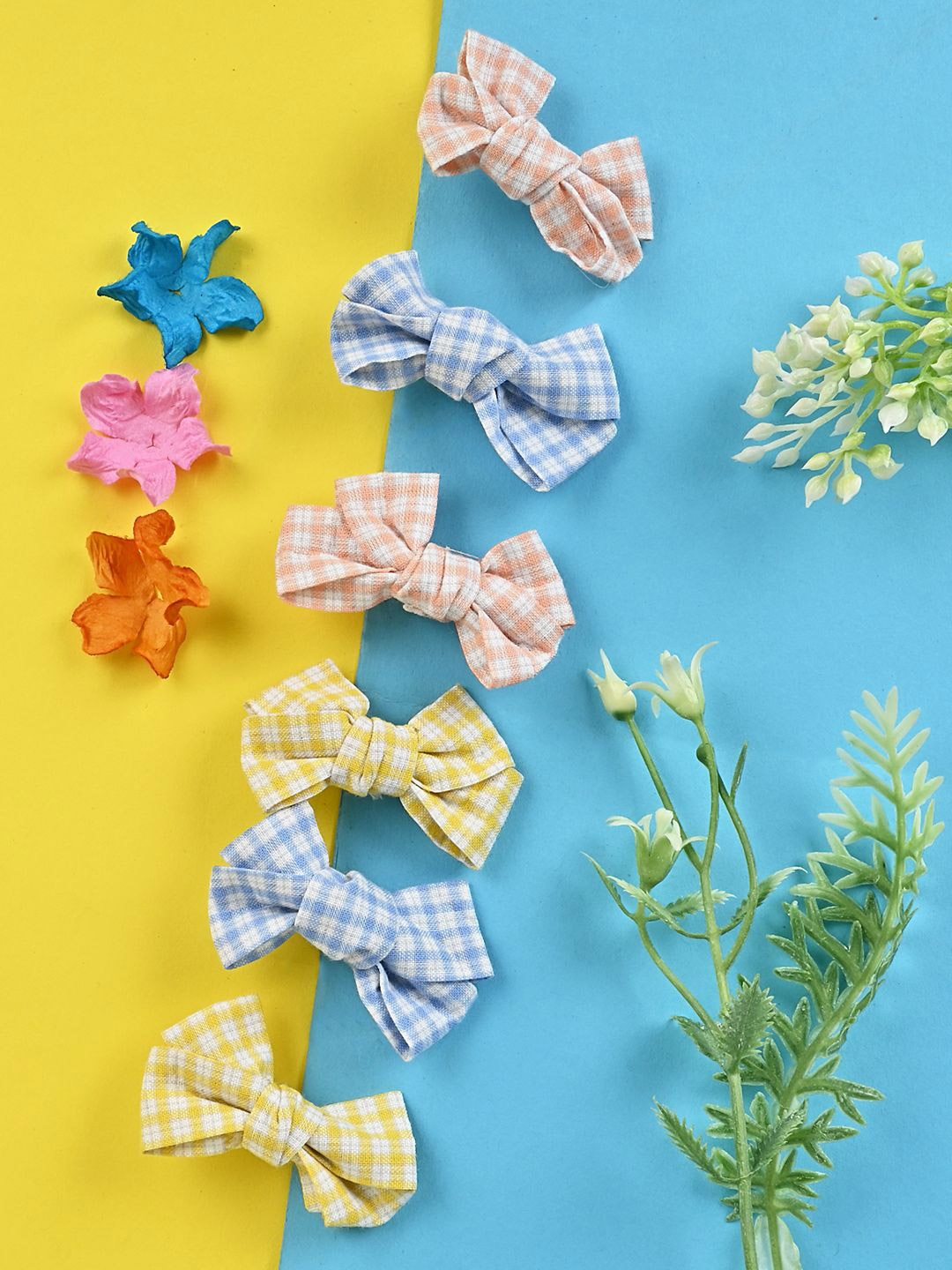 

Asthetika Kids Girls Set of 6 Alligator Hair Clip, Blue