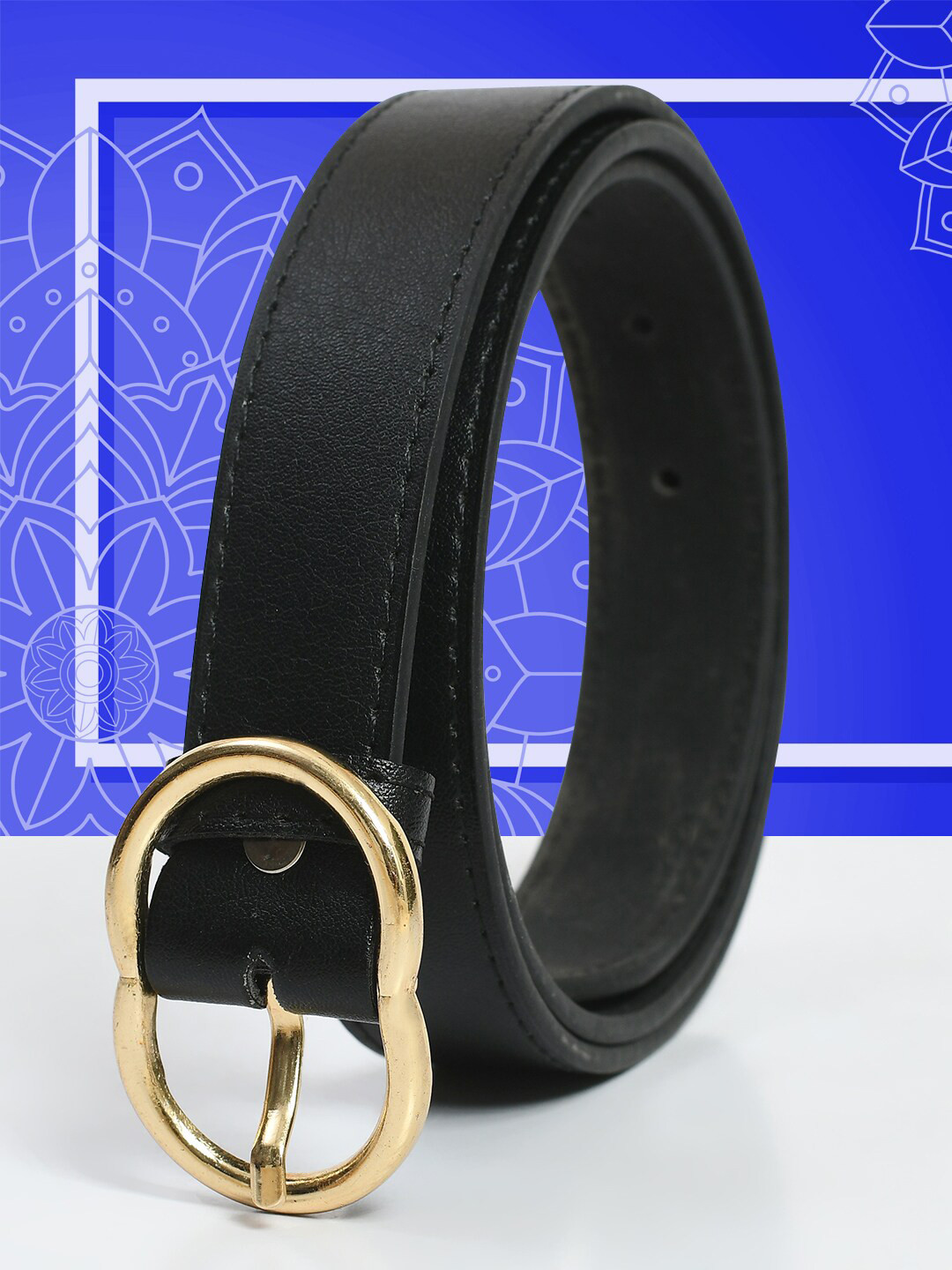 

Kastner Women Slim Artifical Leather Belt, Black