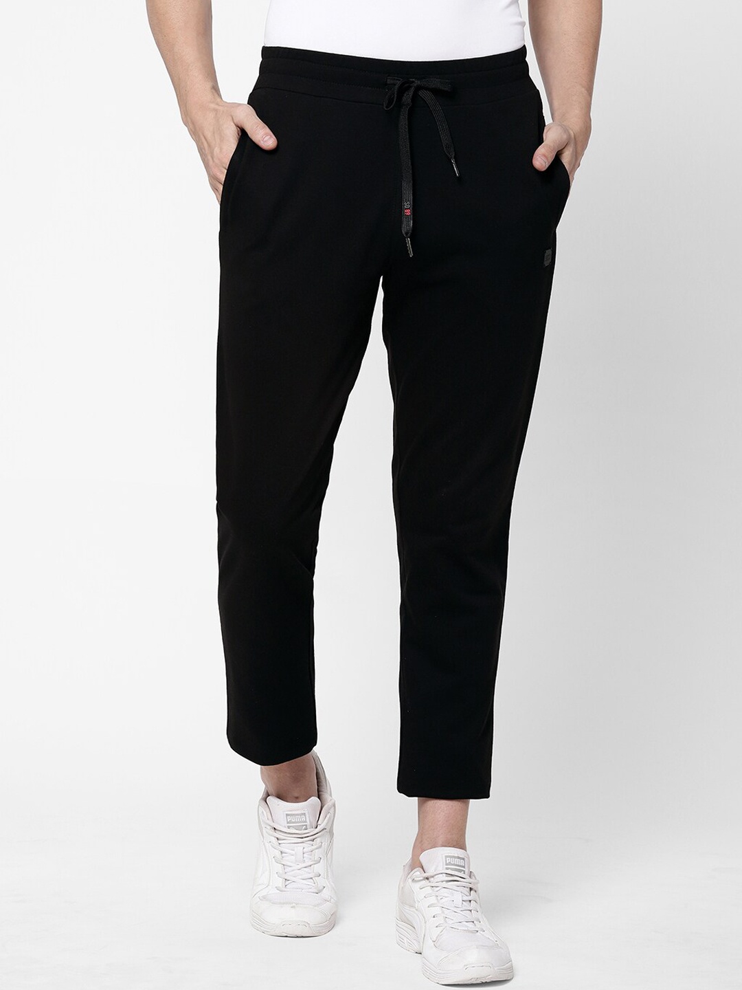 

Sweet Dreams Men Black Joggers Cotton Lounge Pants