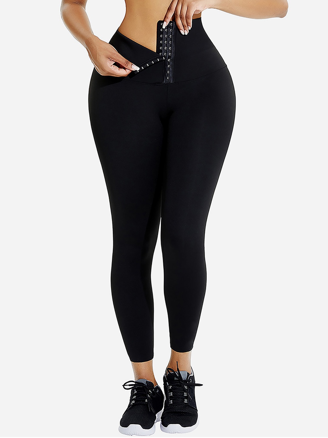

Bellofox Women High Waist Soft and Stretchy Yoga Sports Tights, Black