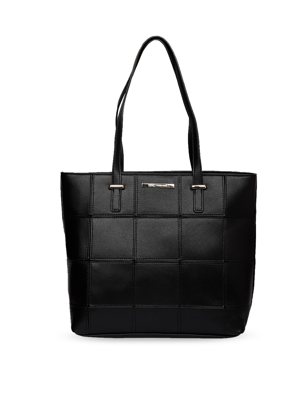 

Marie Claire Black Textured Structured Shoulder Bag