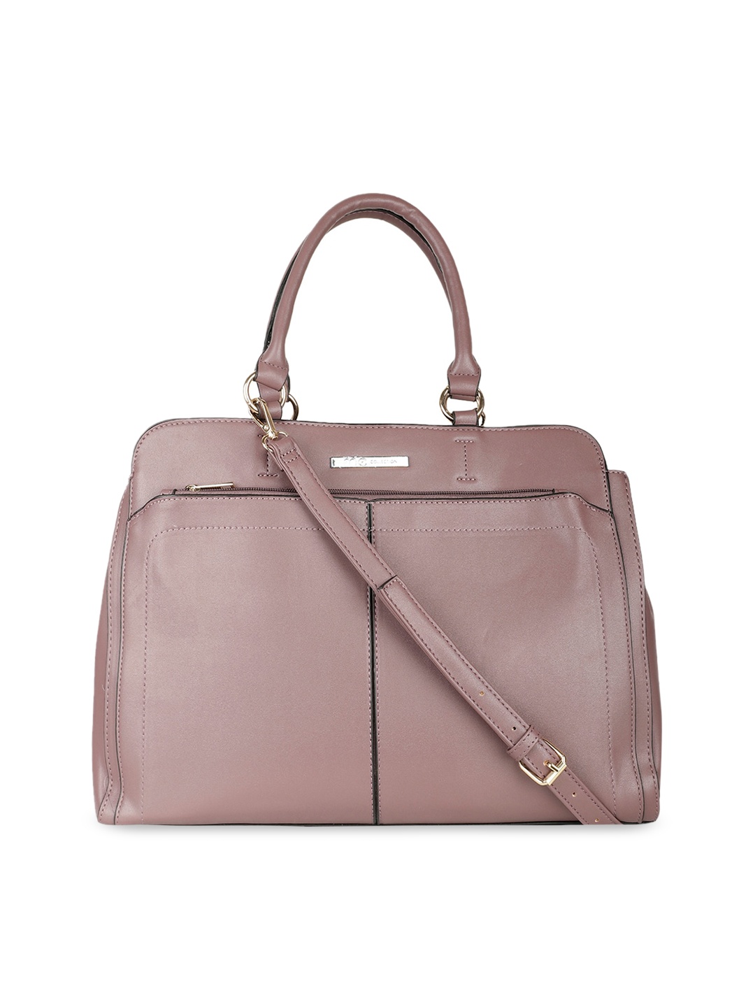 

Marie Claire Pink Structured Handheld Bag