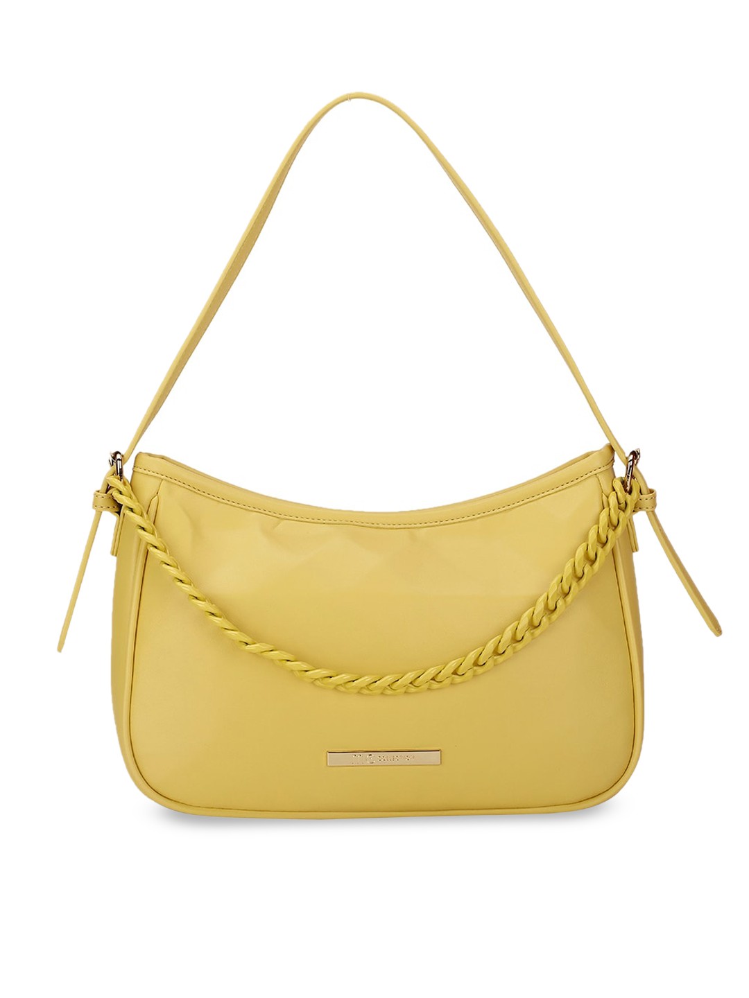 

Marie Claire Mustard Structured Shoulder Bag
