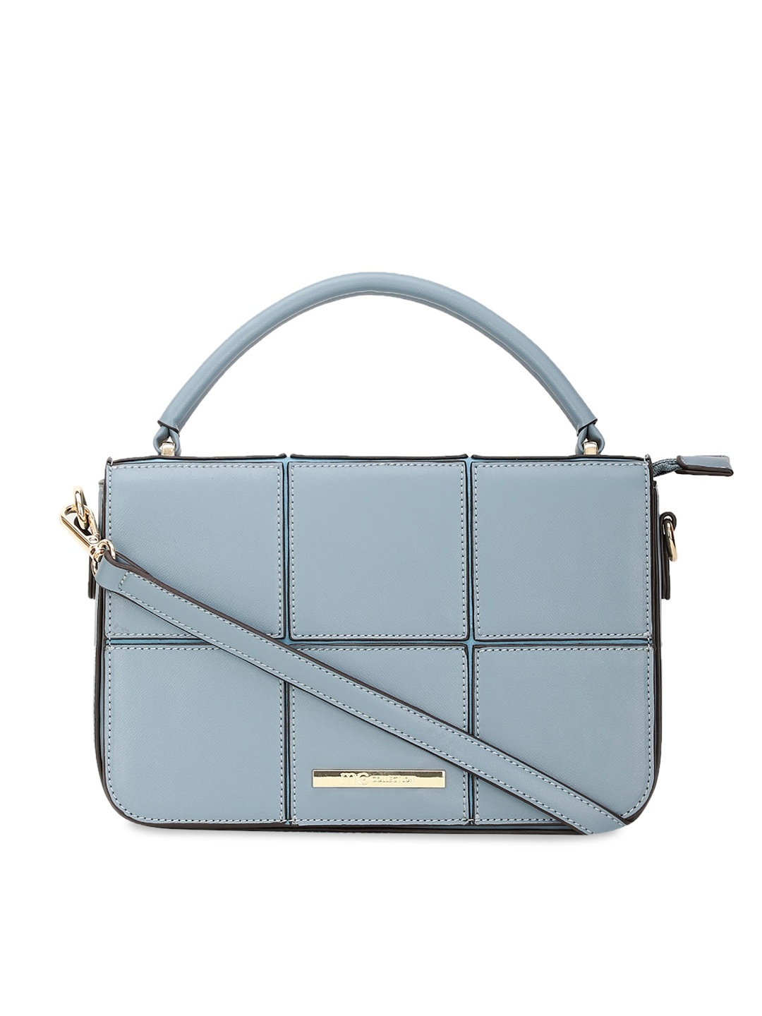 

Marie Claire Textured Structured Satchel Bag, Blue