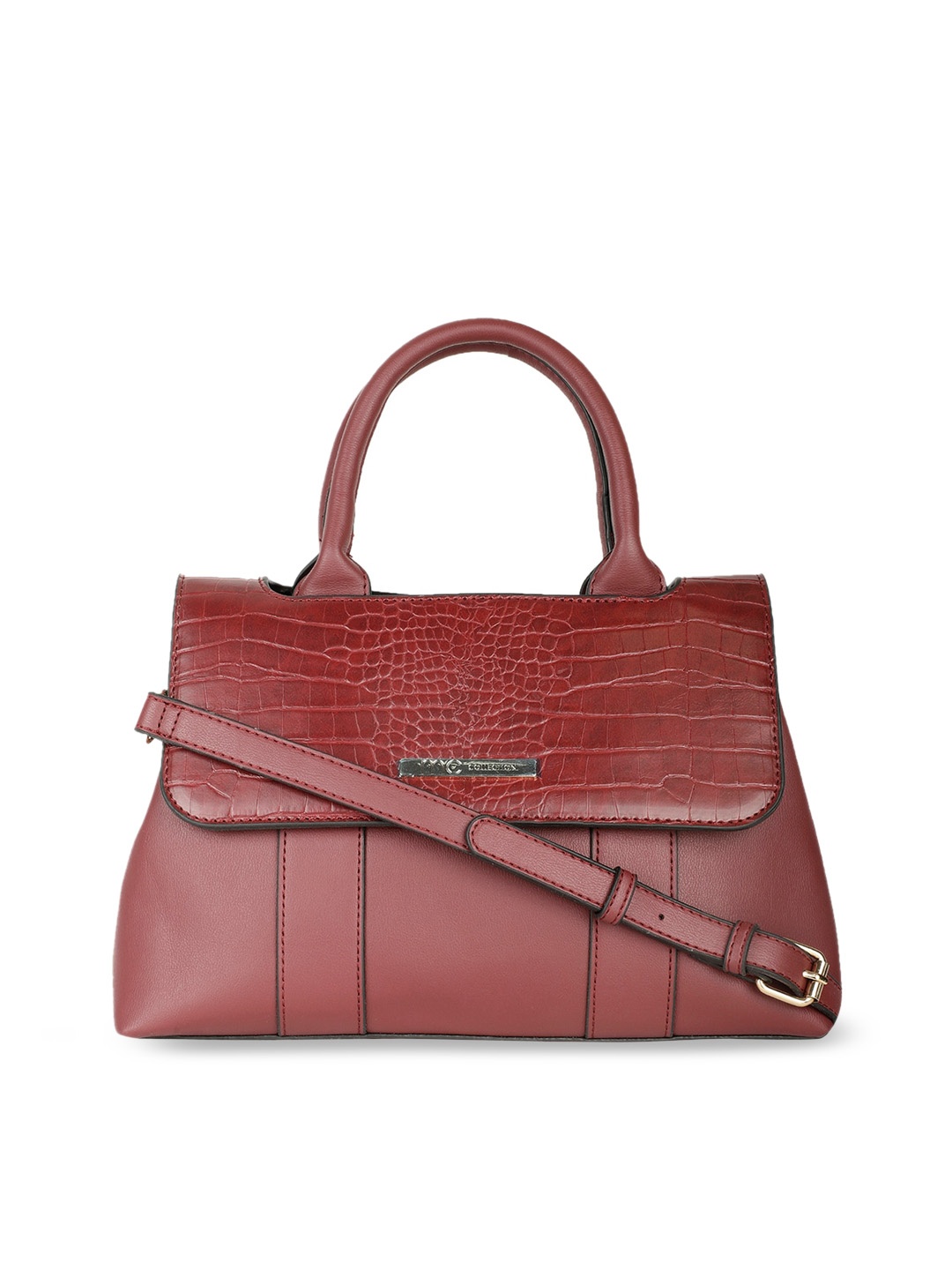 

Marie Claire Textured Structured Handheld Bag, Brown