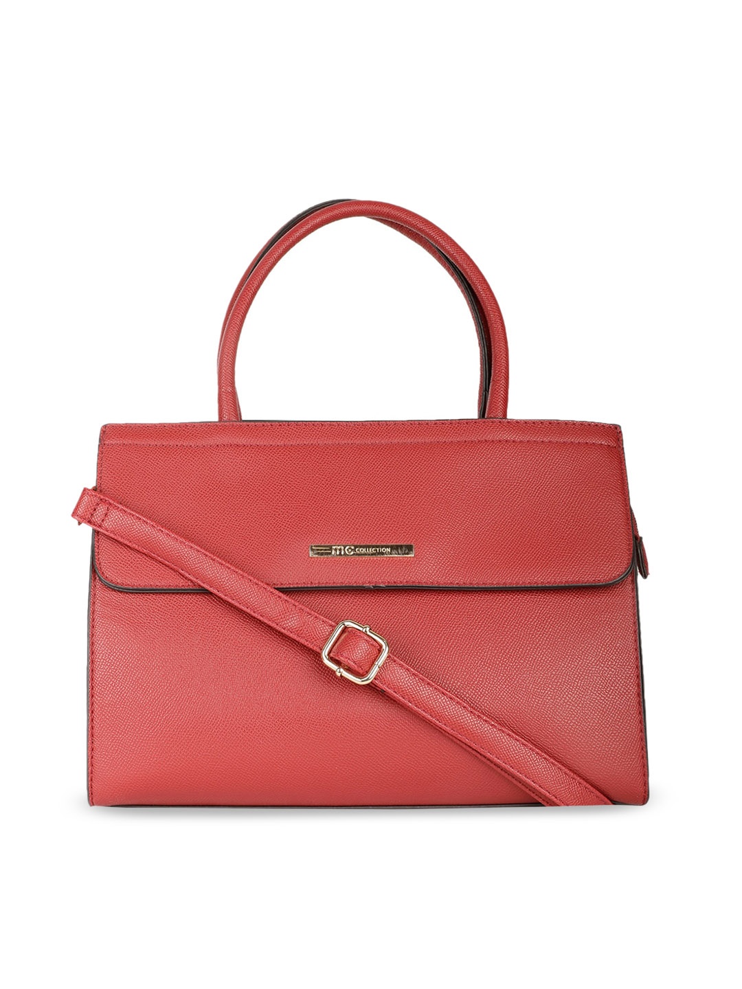 

Marie Claire Textured Structured Handheld Bag, Red