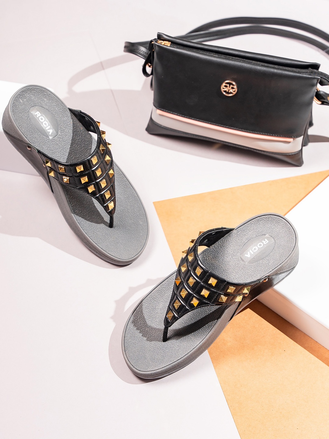 

Rocia Embellished Comfort Heels, Black