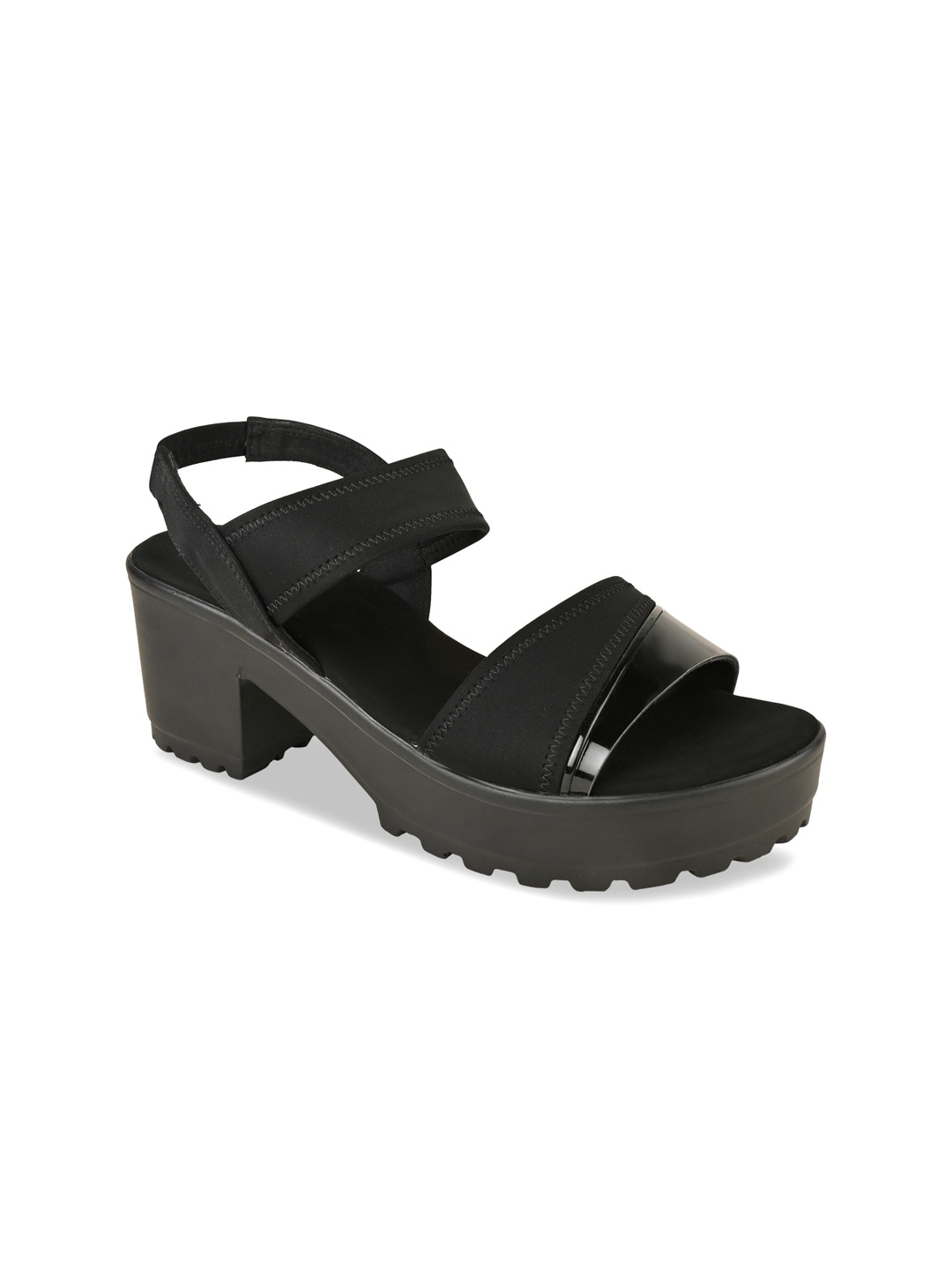 

Rocia Stitch Detail Platform Heels, Black