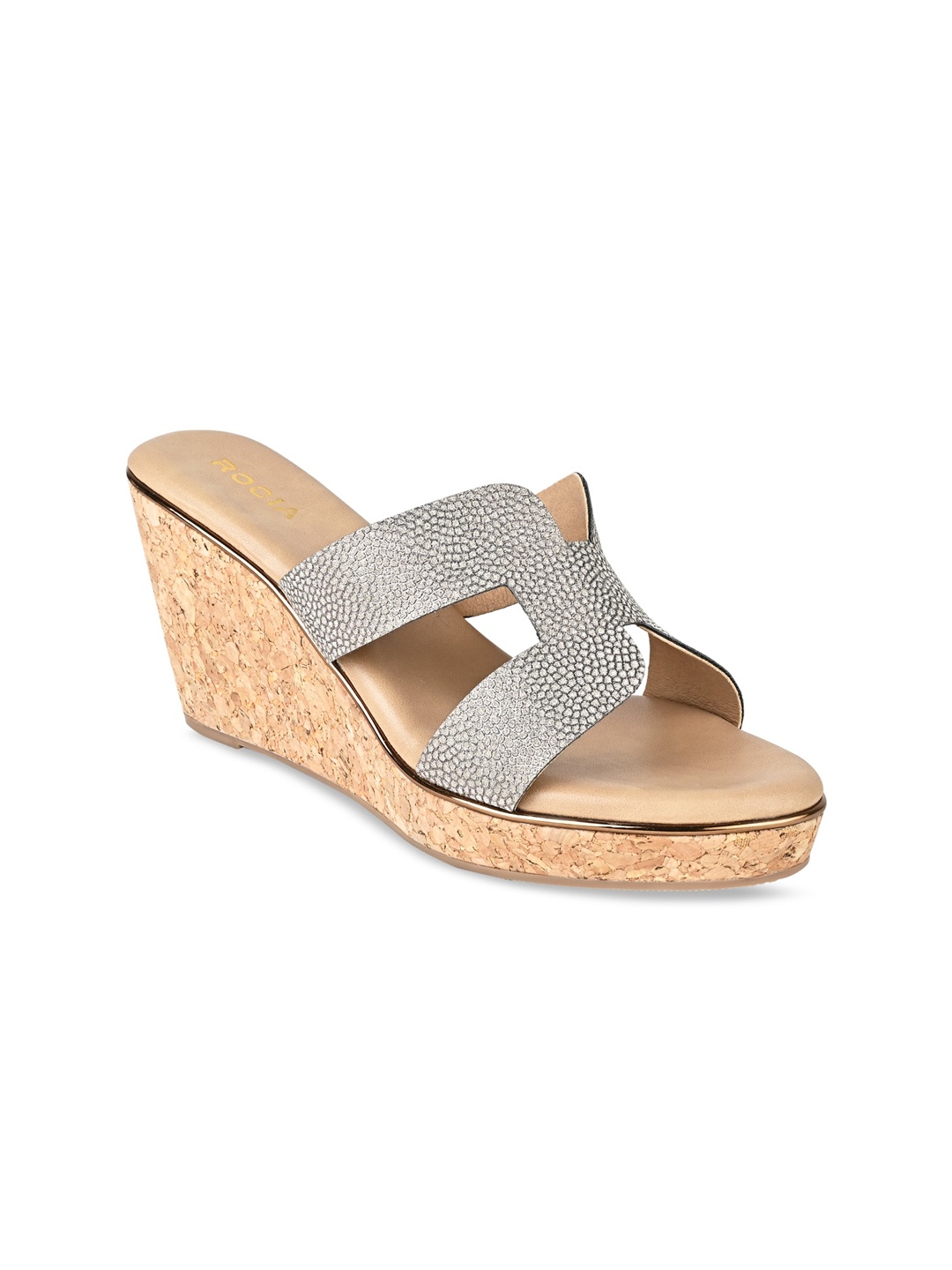 

Rocia Embellished Wedge Heels, Gold