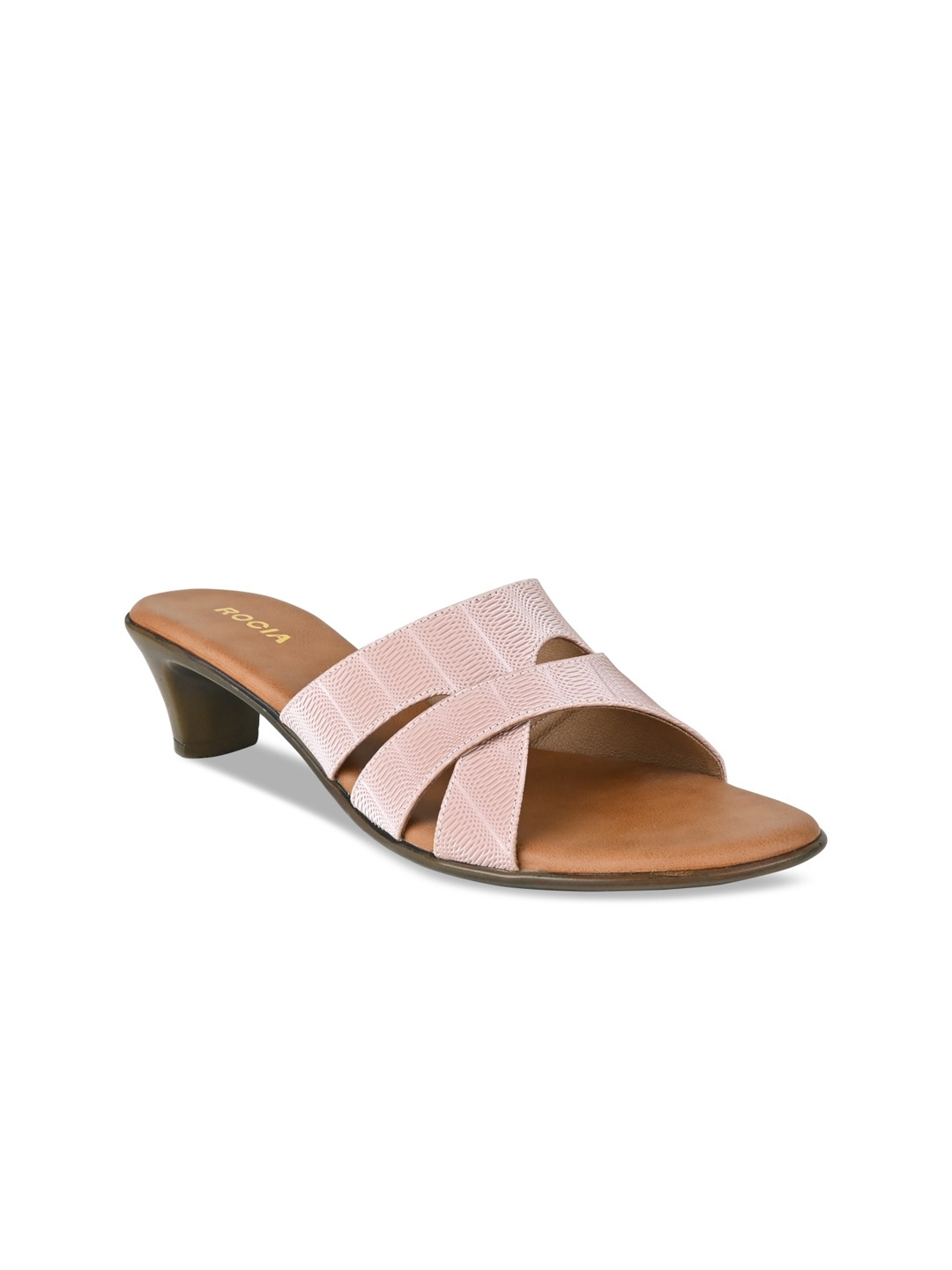 

Rocia Textured Kitten Heels, Pink
