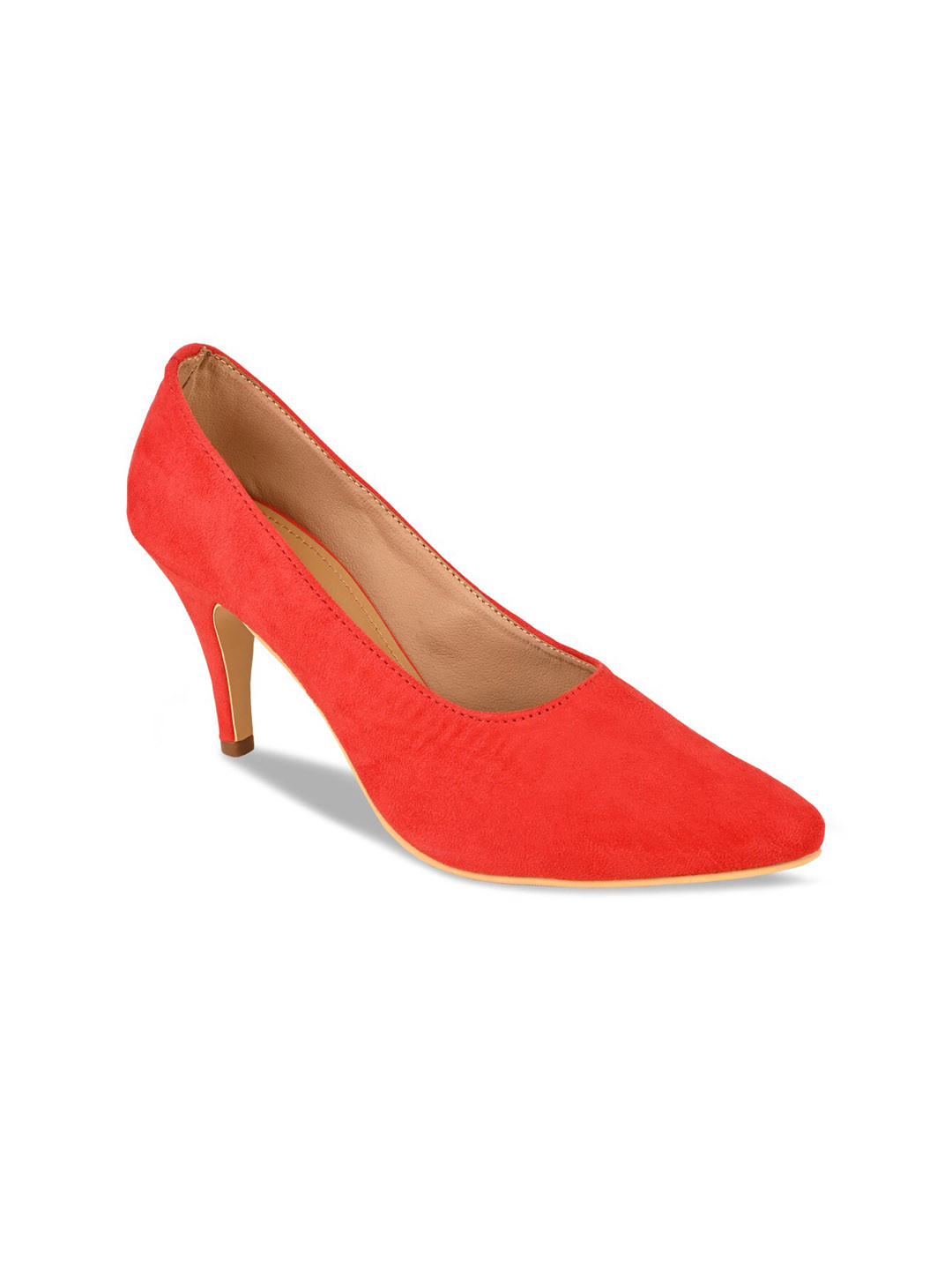 

Rocia Women Pointed Toe Slim Pumps, Red