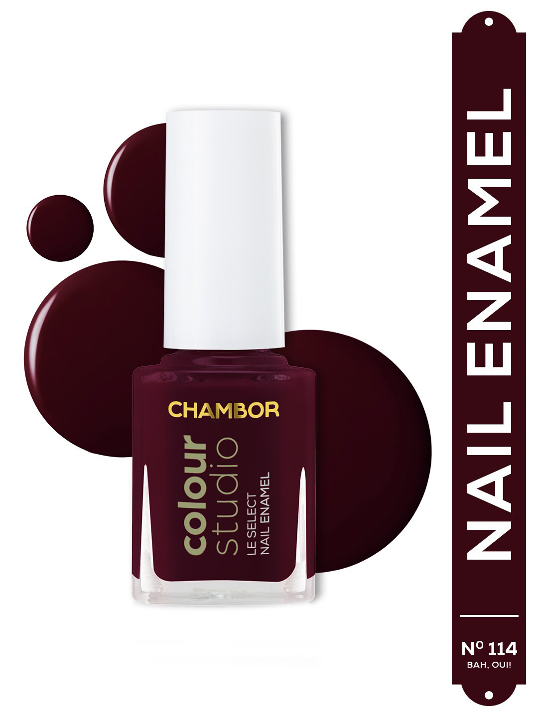 

Chambor Colour Studio Le Select Quick Dry Nail Enamel 10ml - N 114 Bah, Oui!, Violet