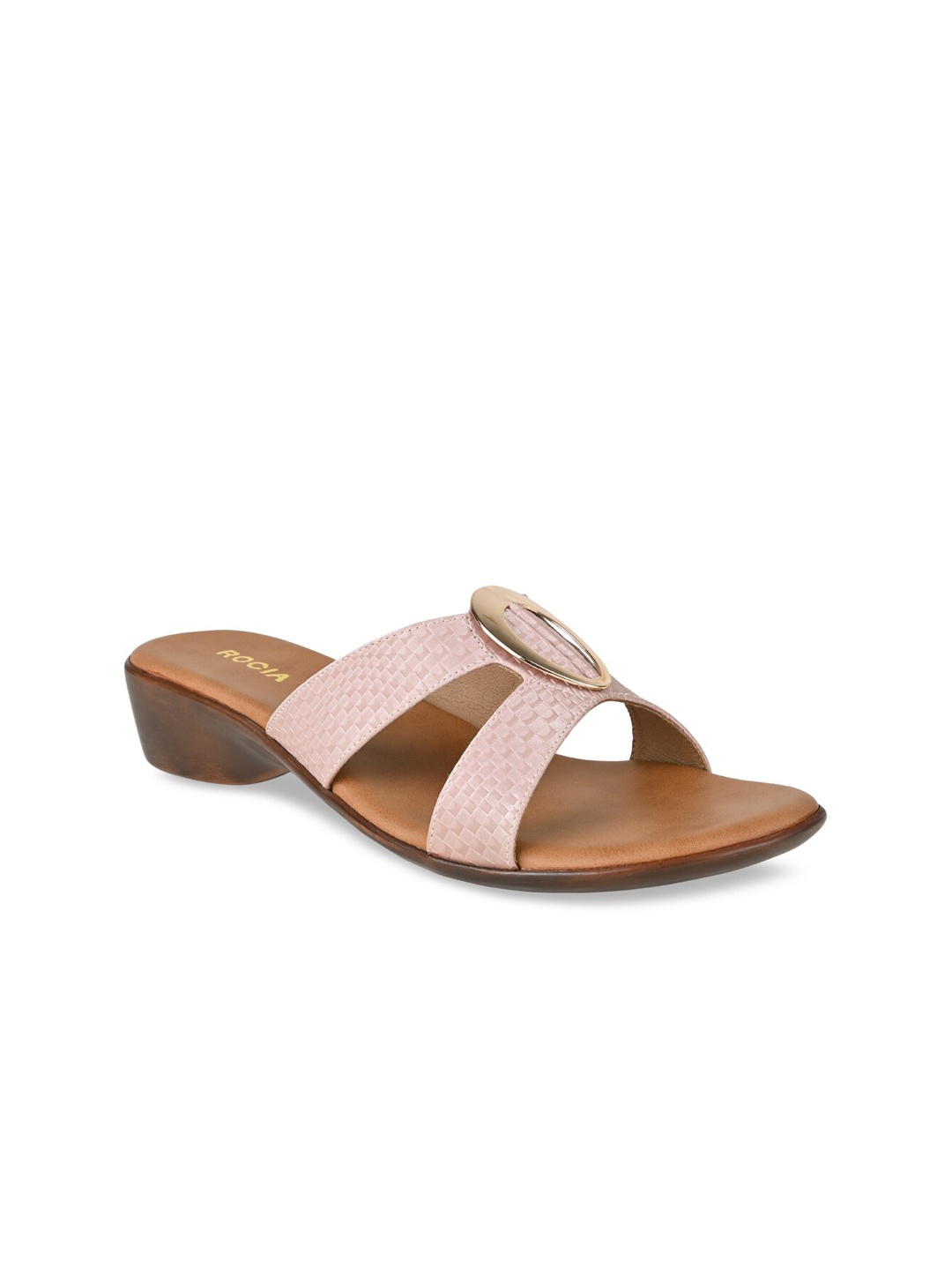 

Rocia Textured Comfort Heels, Pink